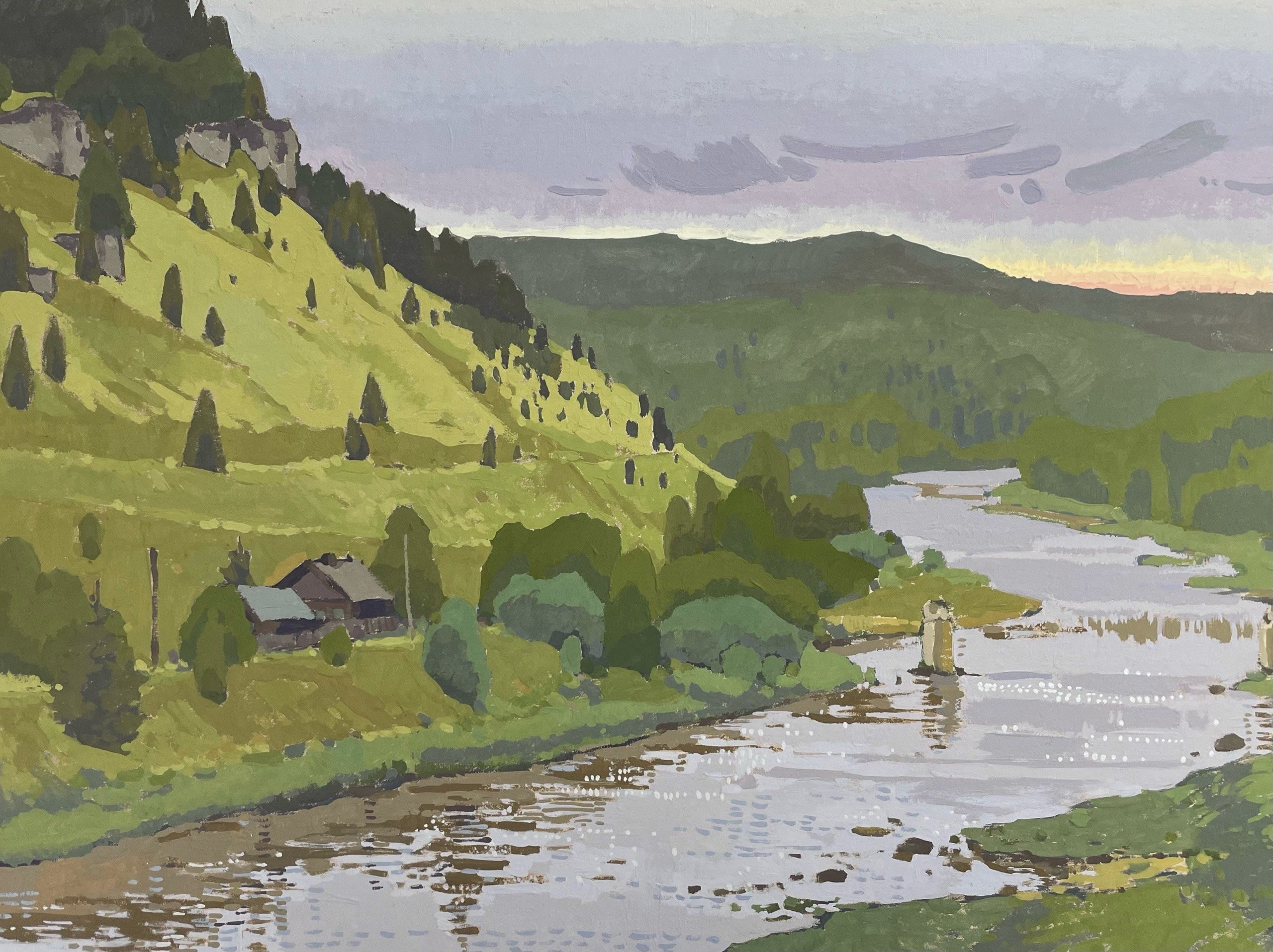 Пейзажи. Художница Лиза Владимирова