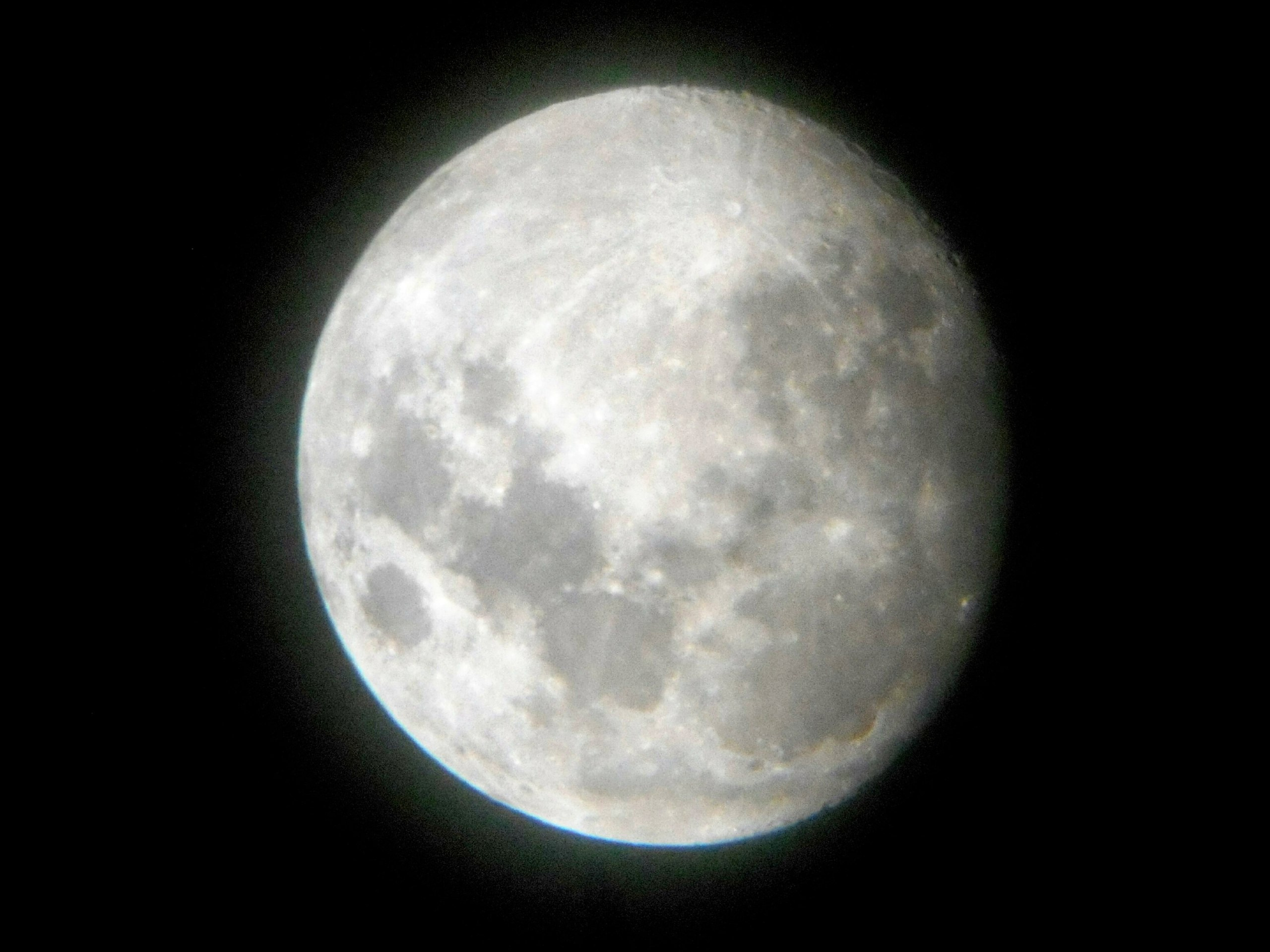 detailed photo of the moon