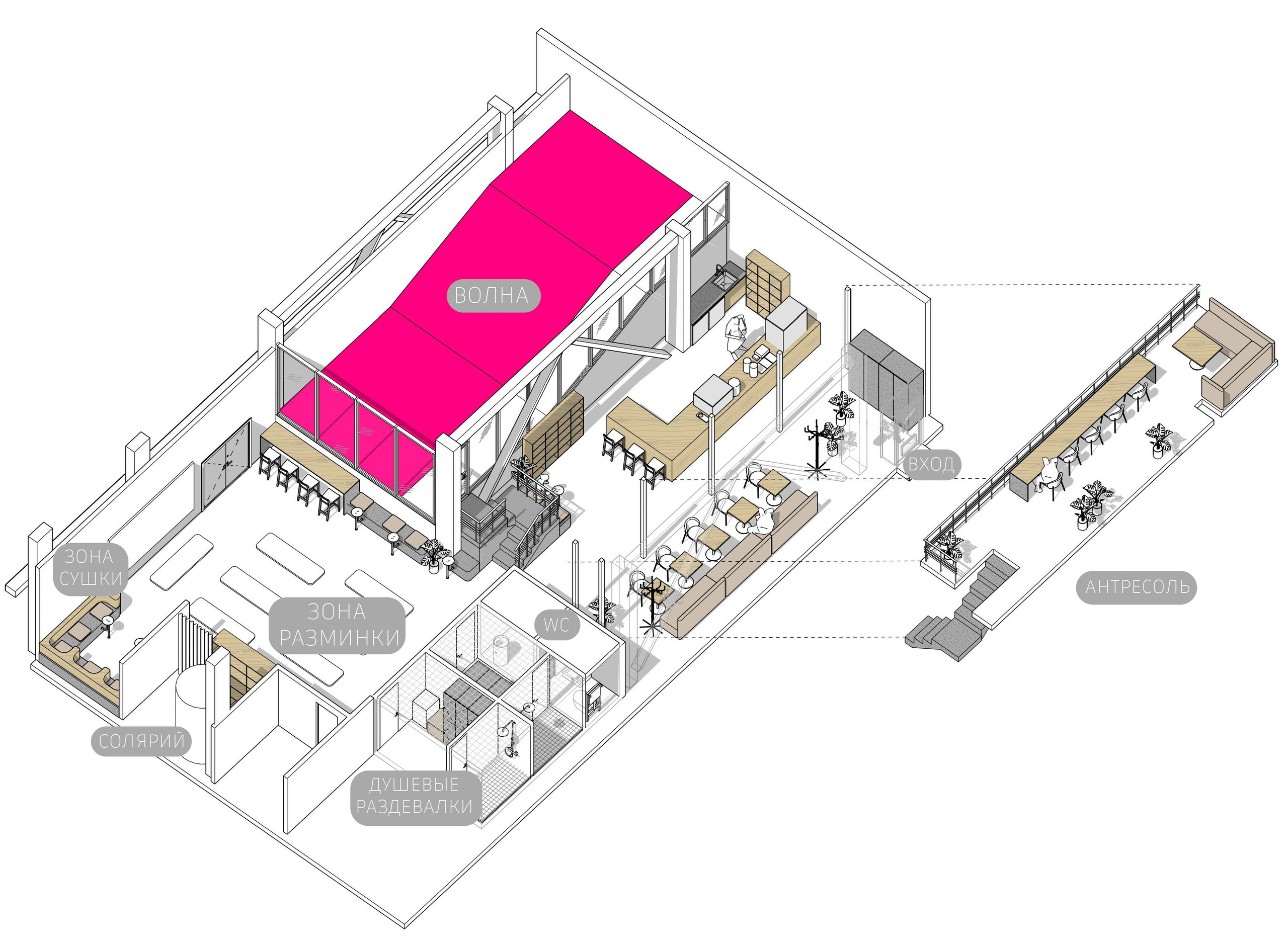 Волна келди. Архитектурно-дизайнерское бюро ROOMS