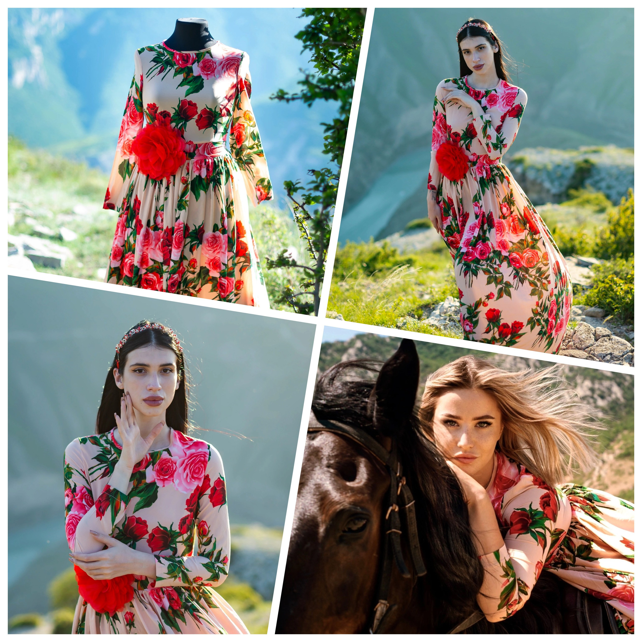 Платья в пол. Фотограф Дагестан | Лошади | Этноплатья | Туры