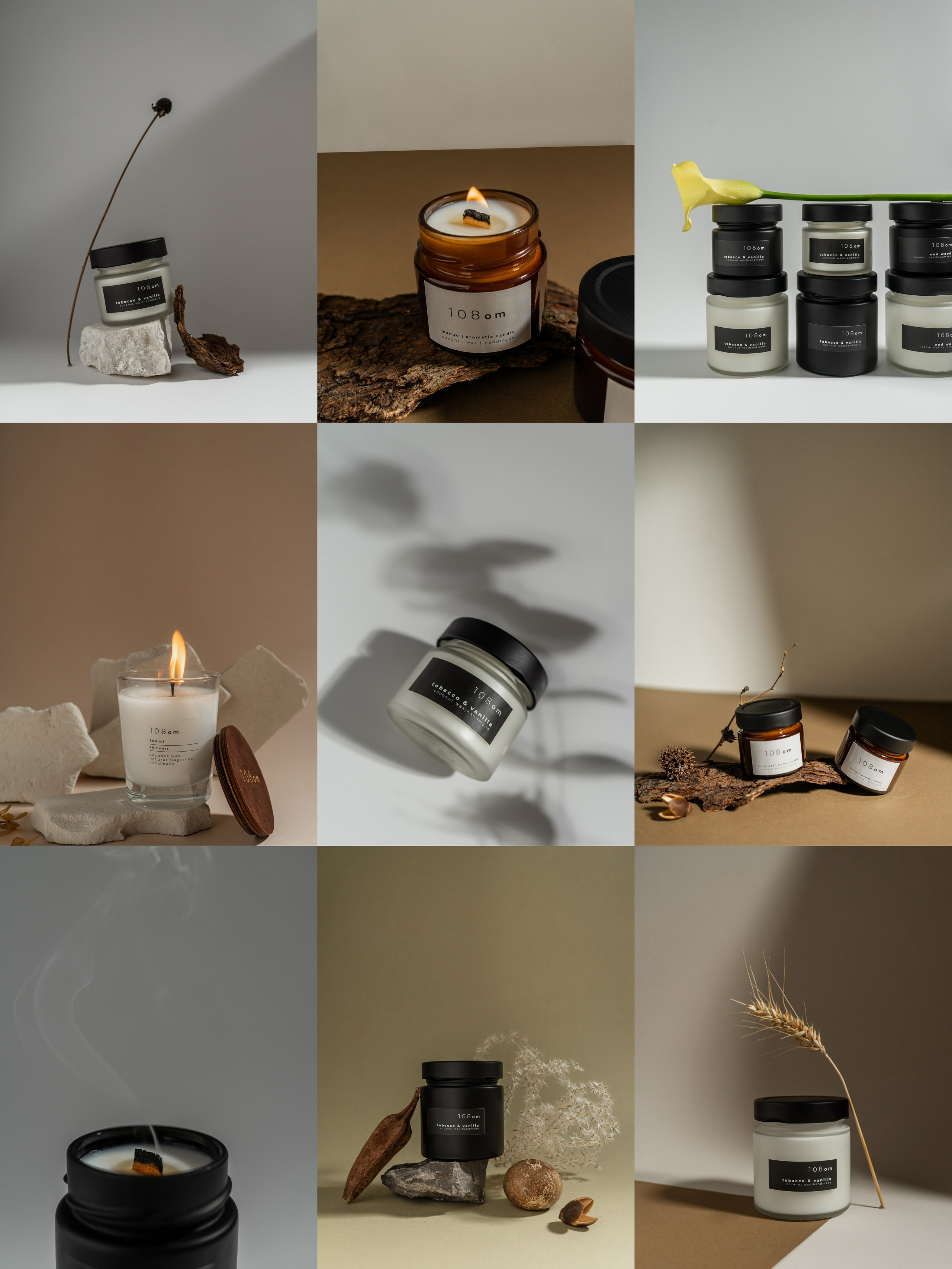 Фото свечей для маркетплейса Предметная съемка свечи эстетика