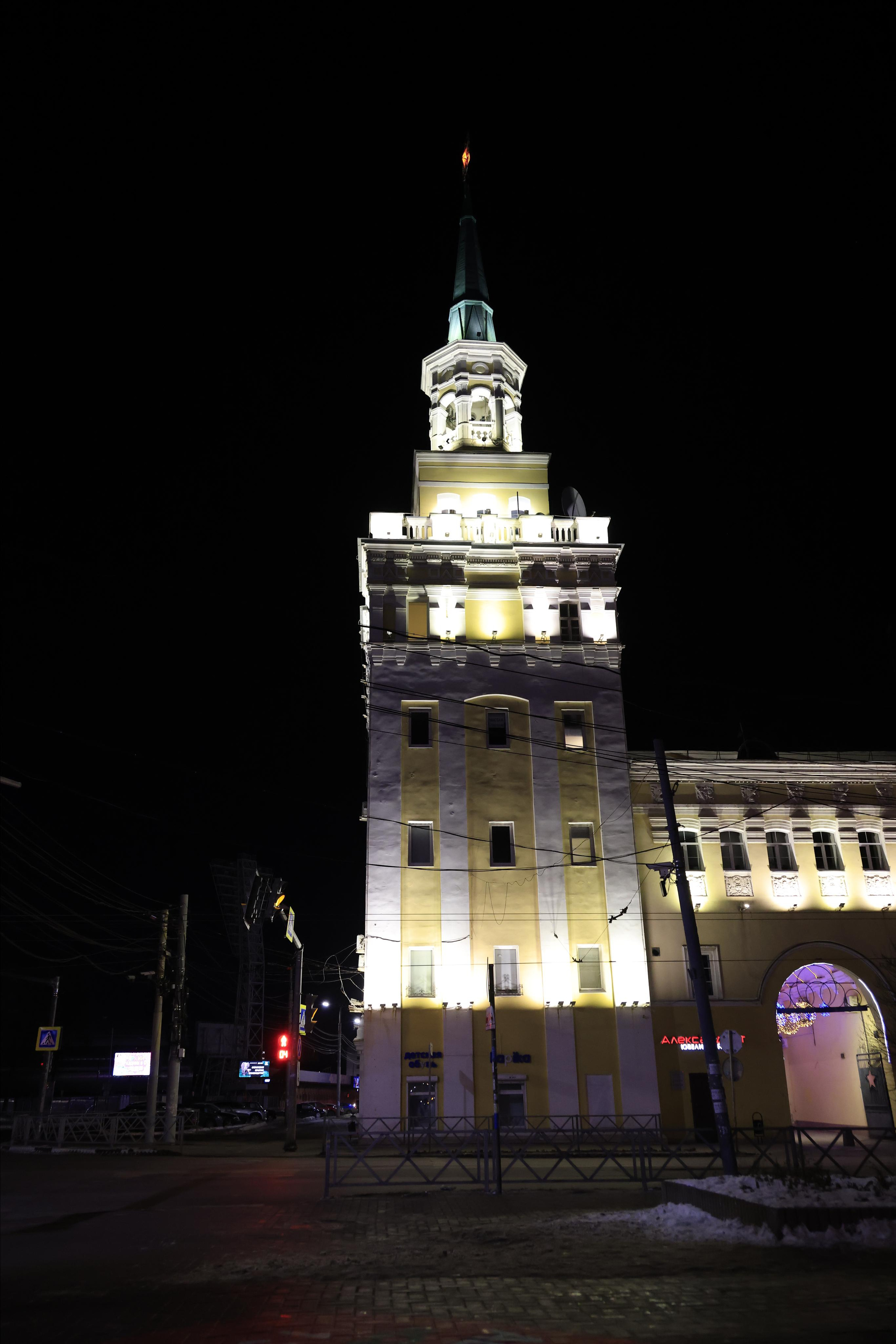 Ночной Ярославль. Фотохудожник BID