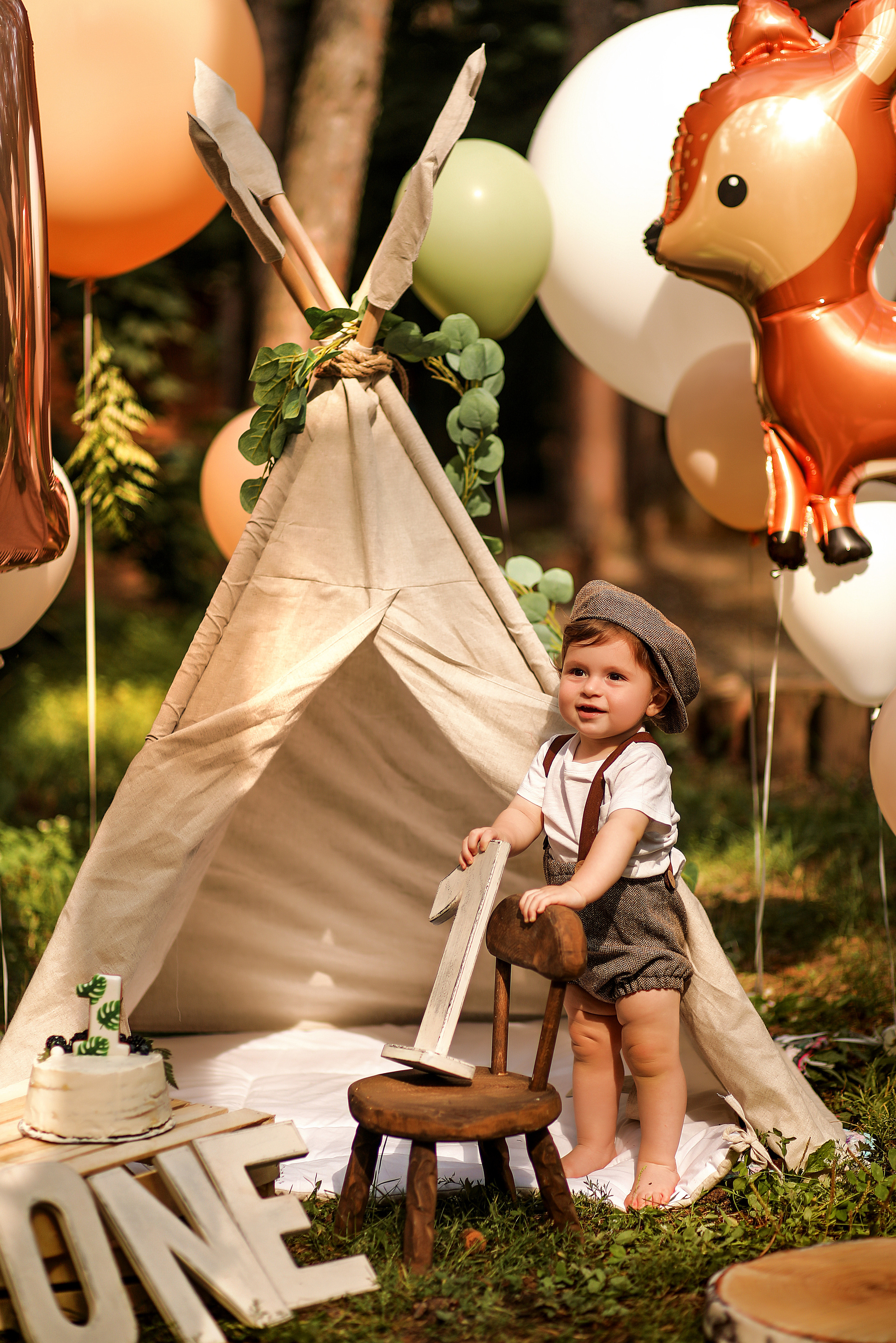 Годик (первый тортик). Фотограф новорожденных в Ульяновске Татьяна Соболева