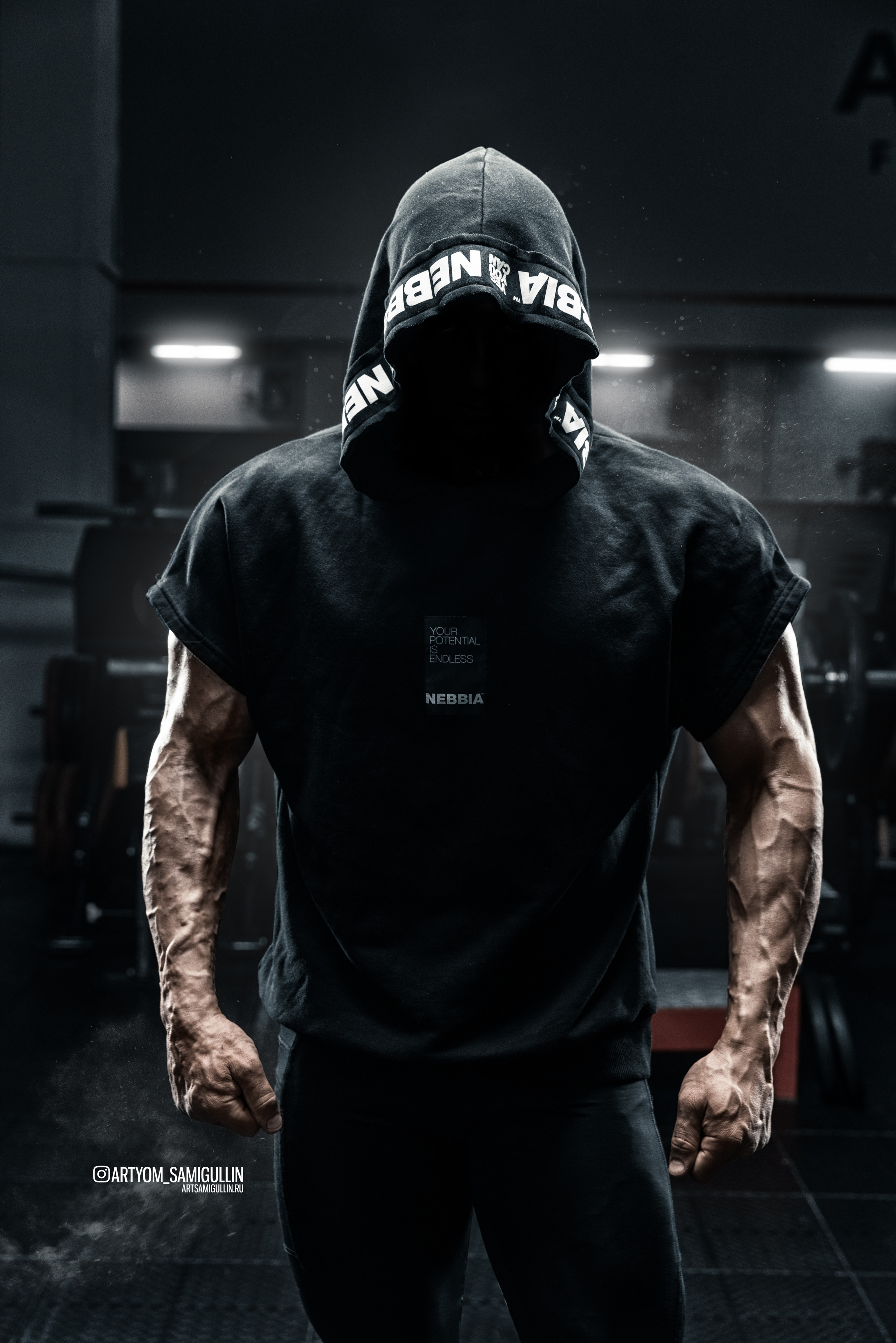 Спортивная, фитнес фотосессия в москве Артем Самигуллин