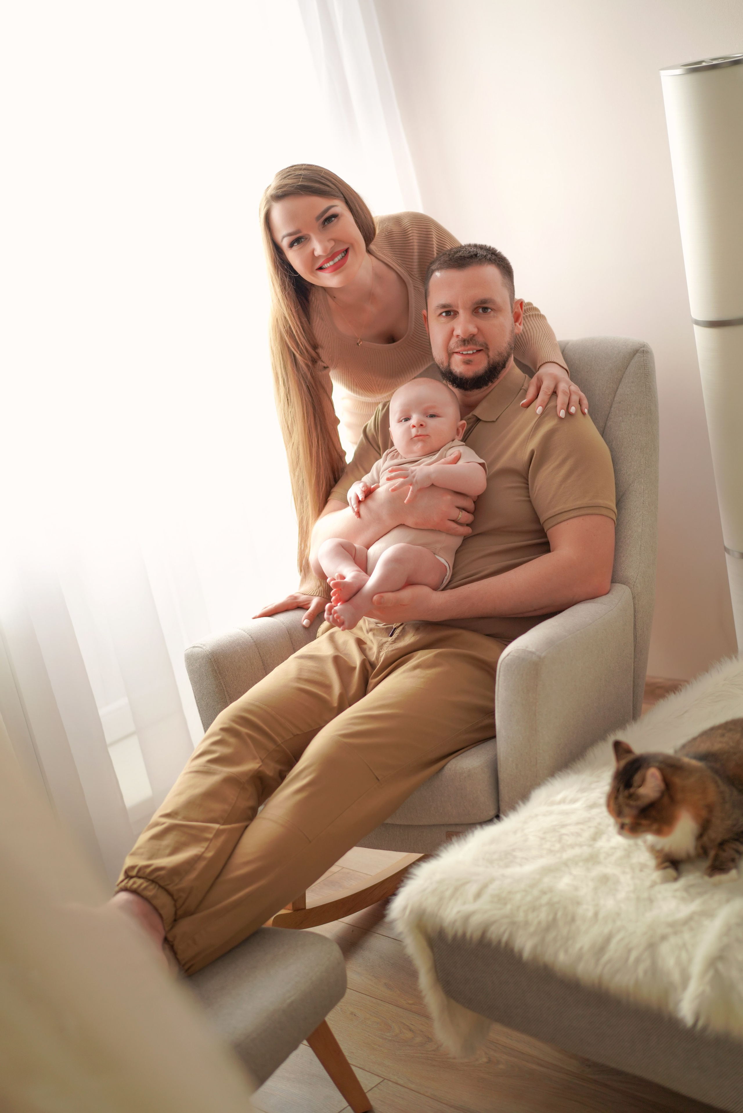 Съемка новорожденного в стиле Lifestyle. Фотограф новорожденных беременных в Тюмени Ткачук Татьяна