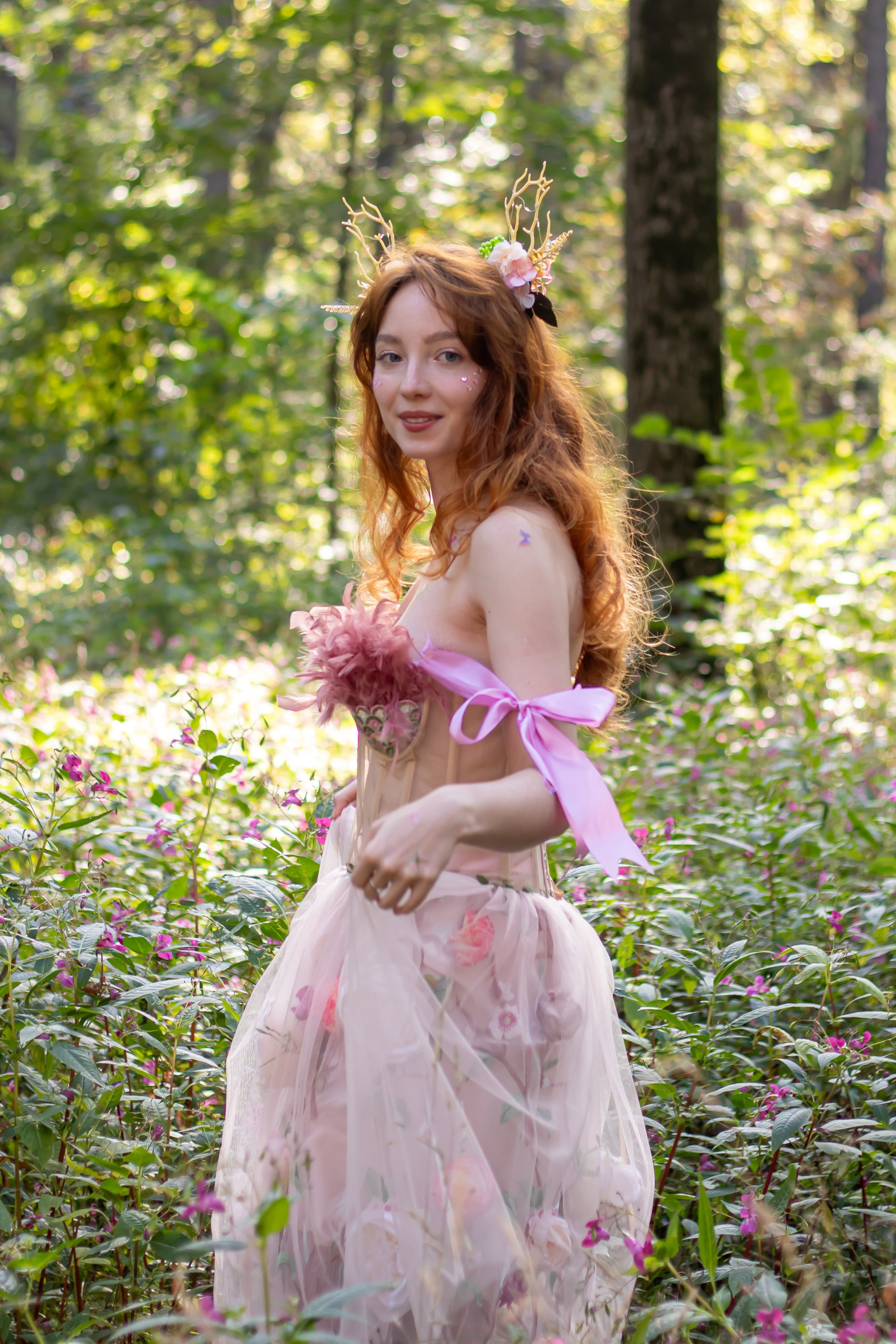 Лесная нимфа — фантазийный образ, женская фотосессия, фотограф Карасёва Елена