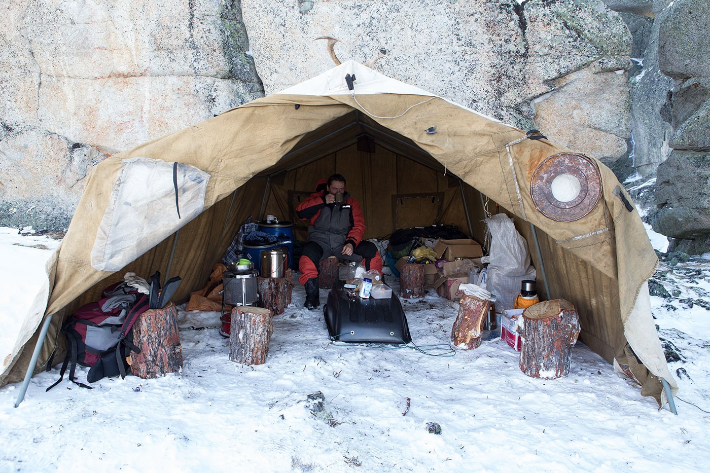 Фотоотчет зимний Улахан-Сис
