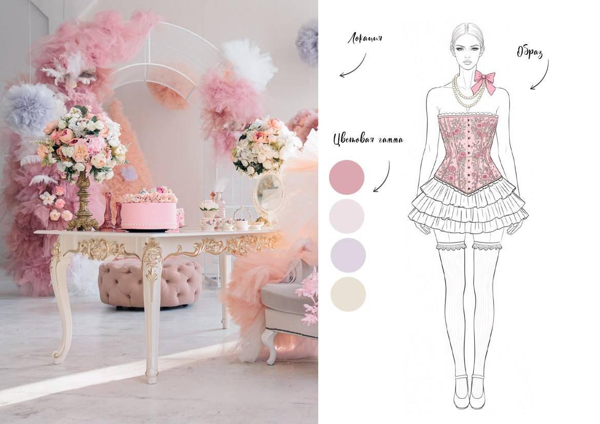 Кейс № 1 Дарья «От идеи — к образу: современное рококо»