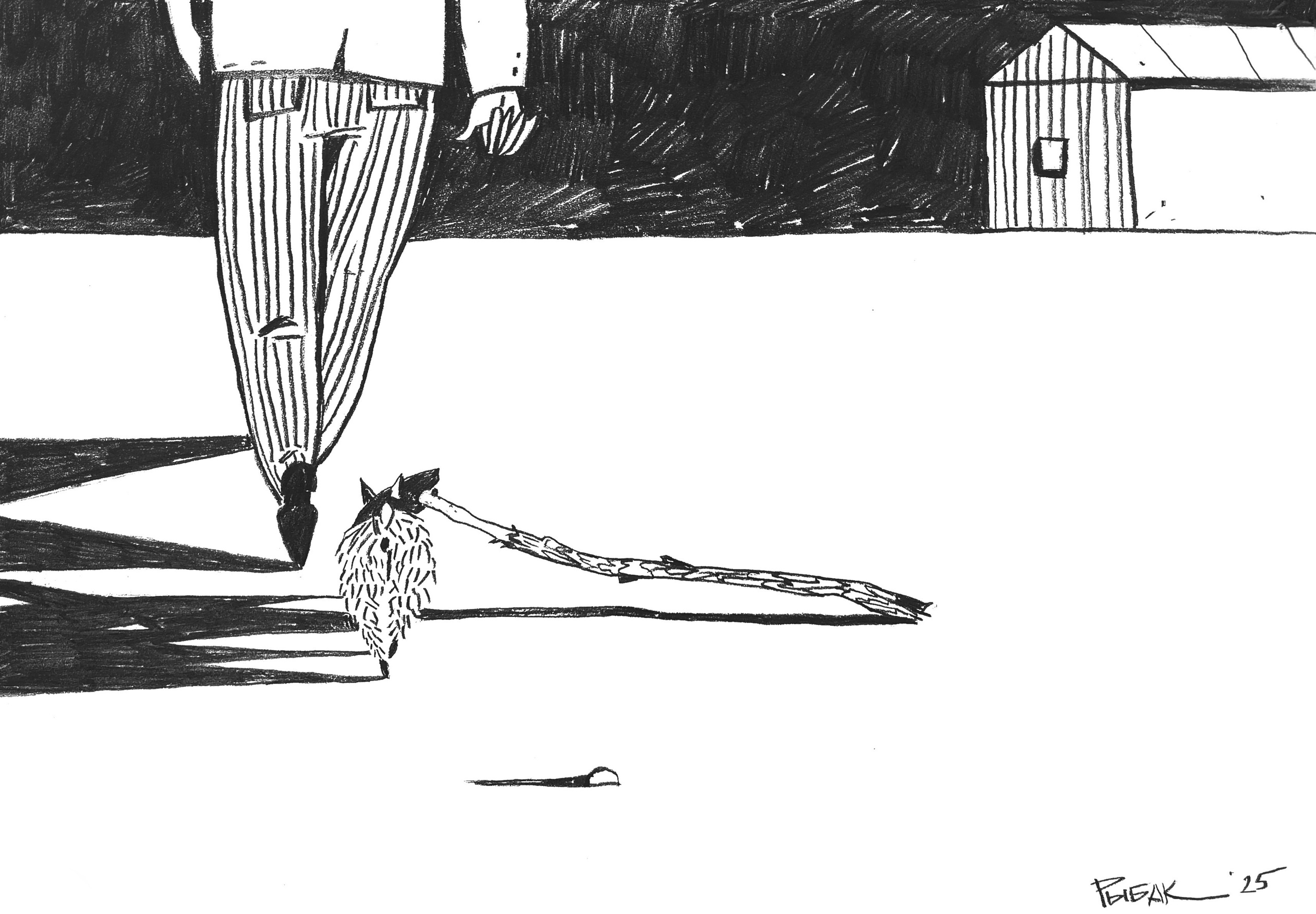 Графика 2025. Художник Рыбак Николай