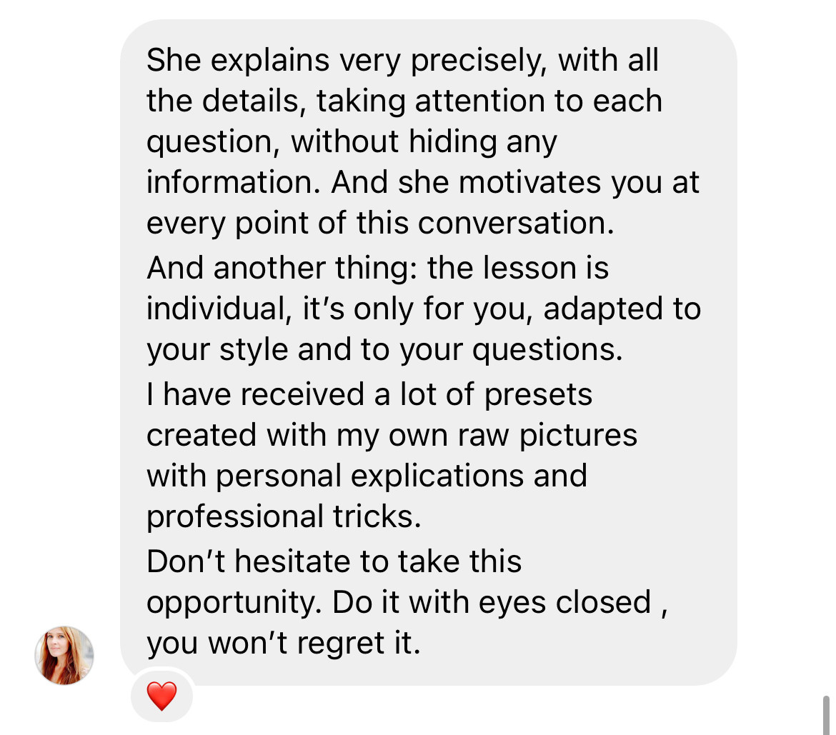 EDUCATION. Wedding photographer Victoria Karpova