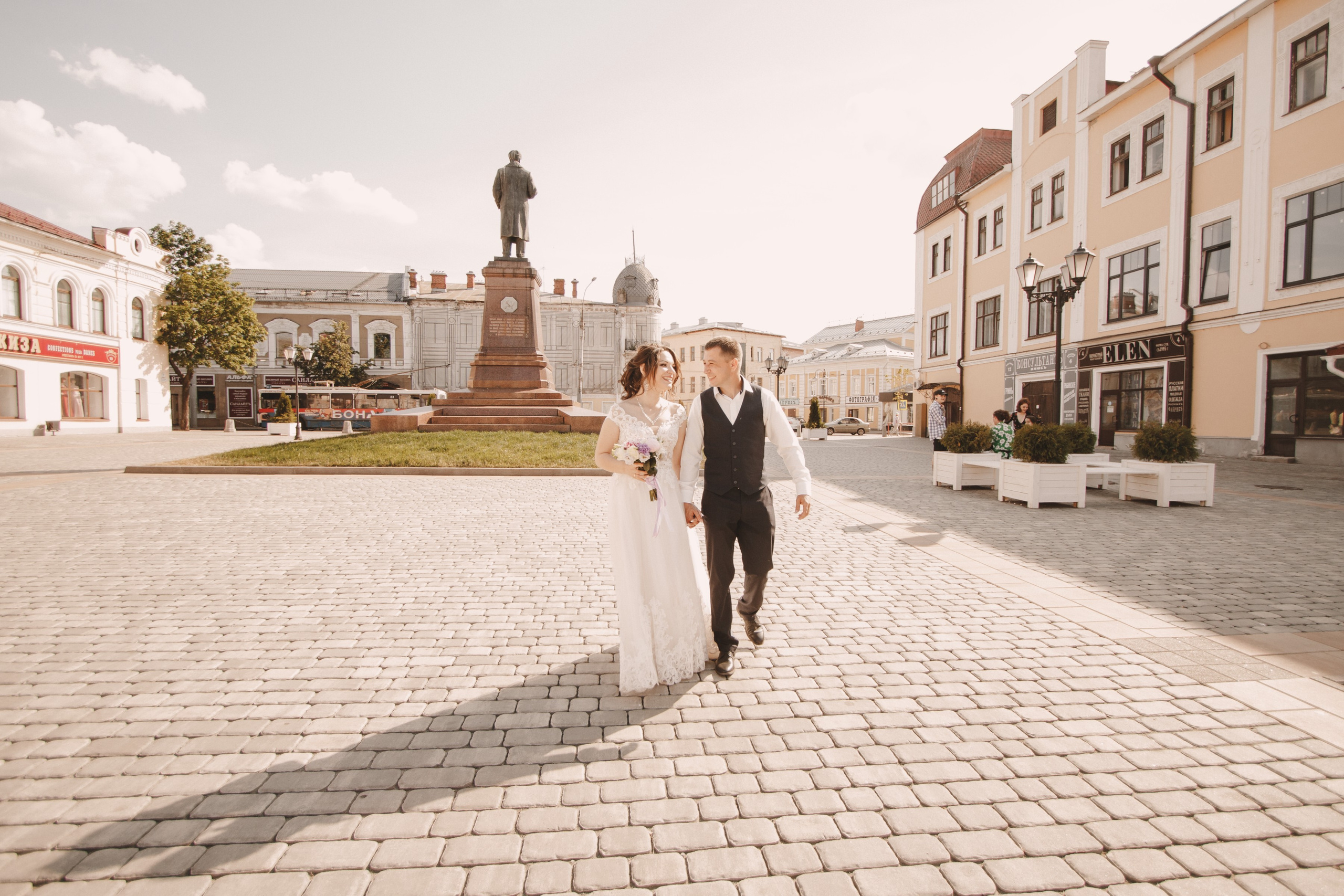 Свадьба на красной площади в Рыбинске