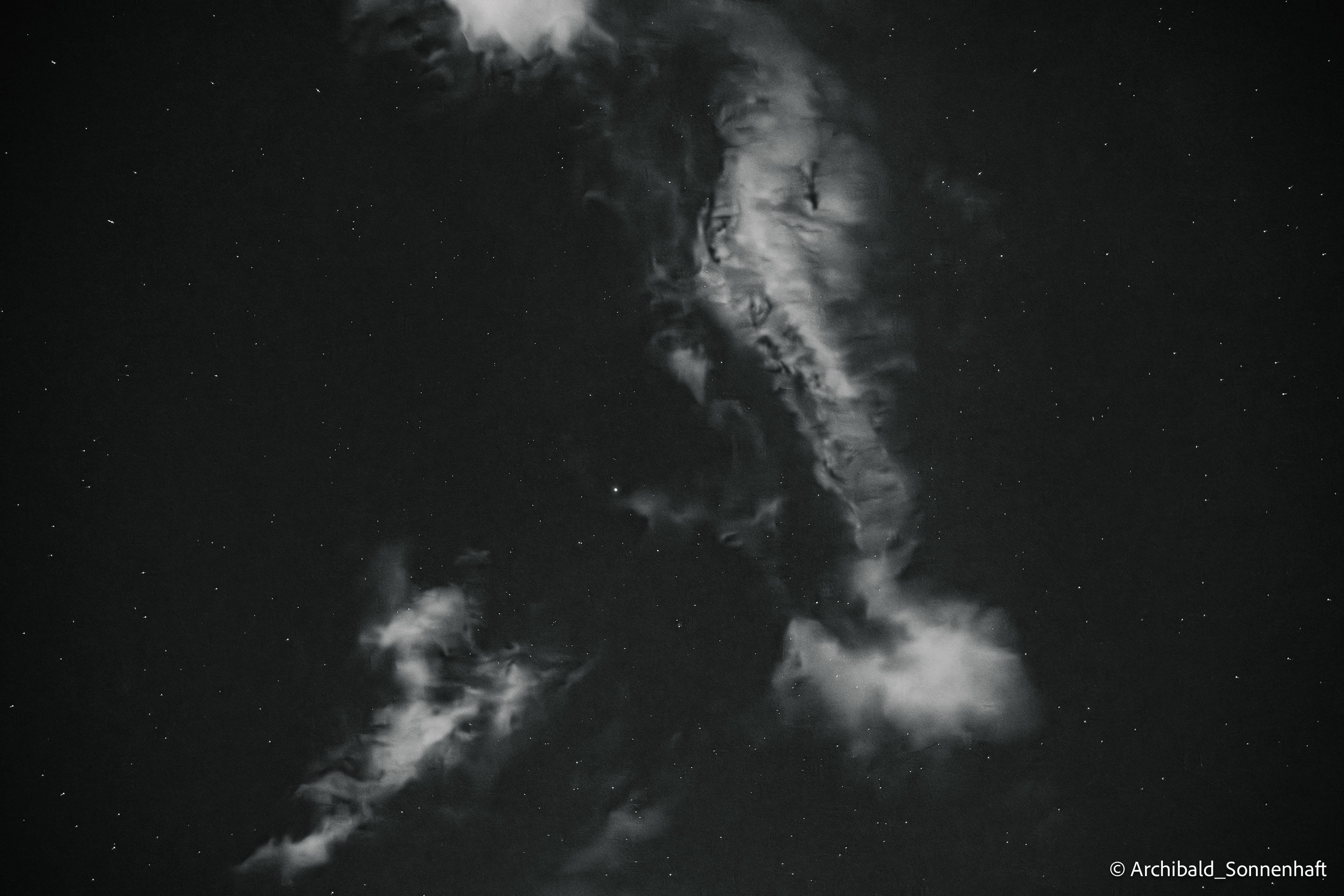 My first astophotography attempt. Photographer in Guangzhou, China. Archibald Sonnenhaft