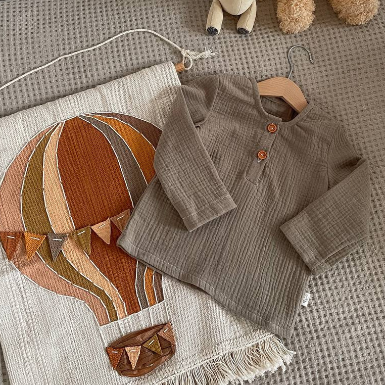 🌿 В наличии. Эко-одежда для детей