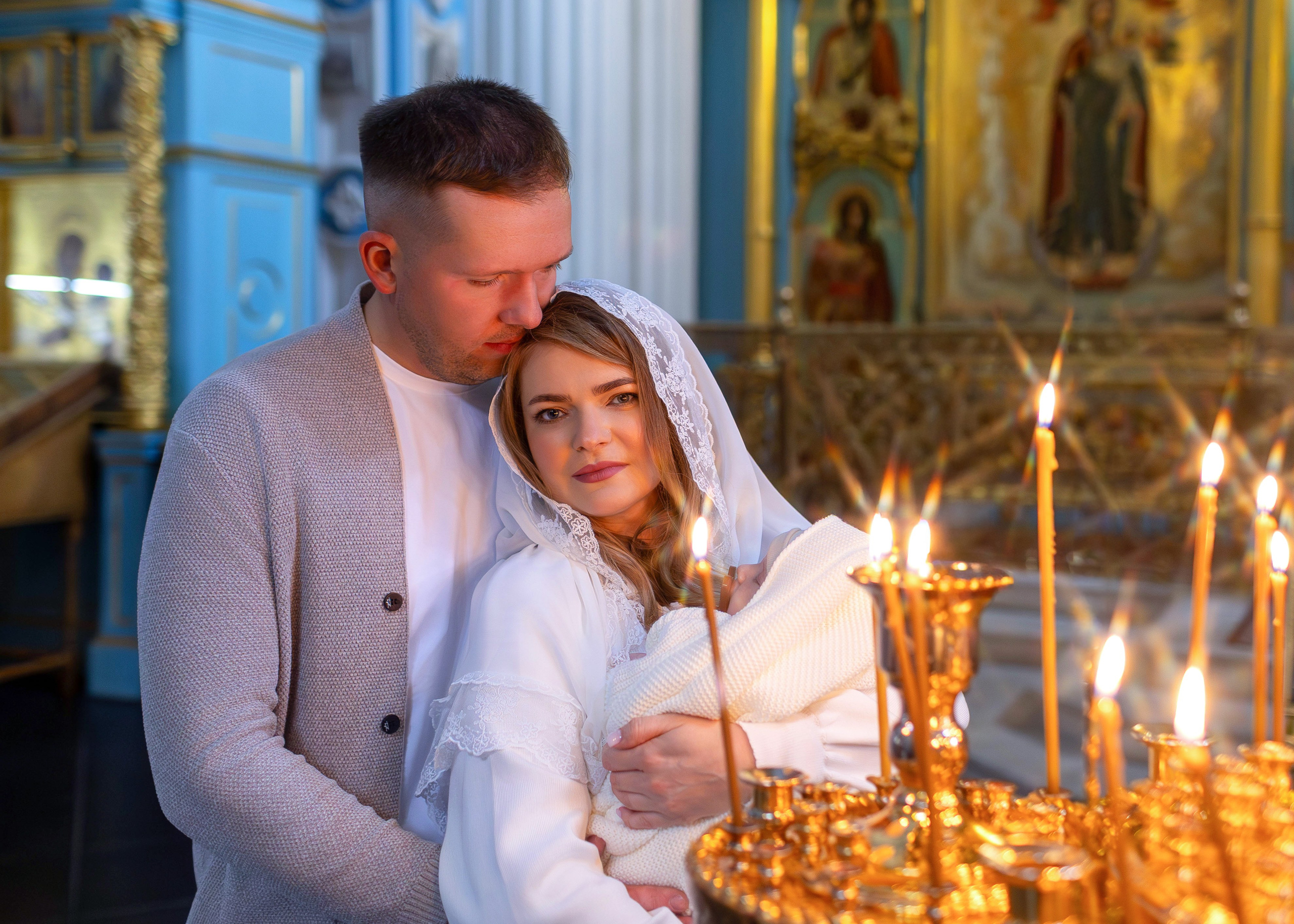 Крещение в Новом Иерусалиме. Семейный и детский фотограф в Москве Юлия