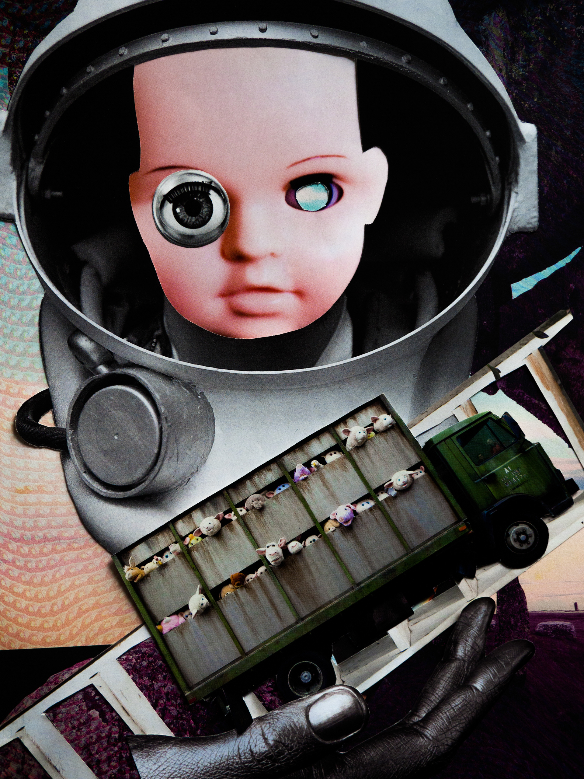 Collages. Художница и арт-терапевтка Ирина Гейнц