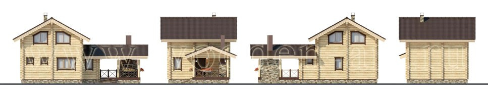 «Ерохино» 127 кв. м. Проекты деревянных домов