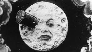 Кадр из фильма "Путешествие на Луну" (Le Voyage dans la Lune), снятого французским режиссером Жоржем Мельесом в 1902 году