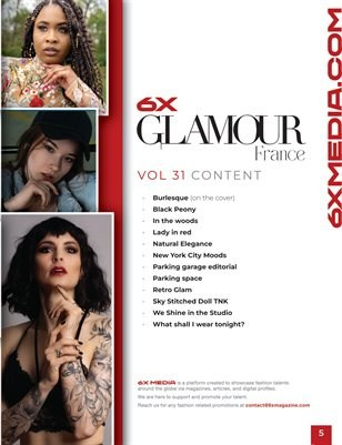 6X Glamour France. Фотограф Александра Степанова