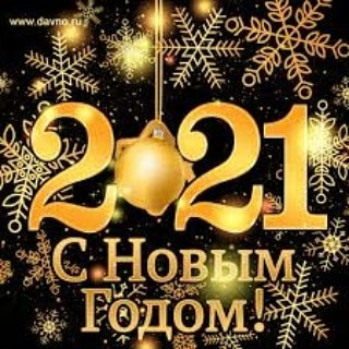 С Новым 2021 годом! Пусть он принесет радость и новые возможности!