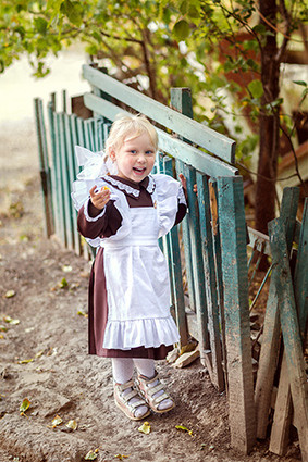 Детская школьная костюмированная фотосессия.
