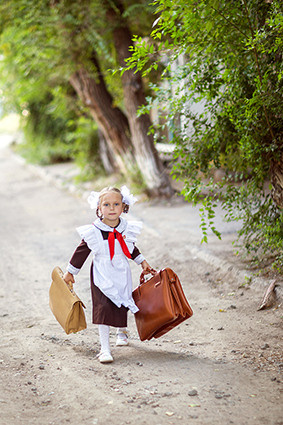 Детская школьная костюмированная фотосессия.