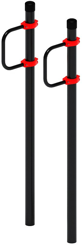 Воркаут ЛОВ 108 красный ВТ 102.08-01 Габариты (ШхДхВ):740х420х2000 Зона безопасности, мм:3740х3420