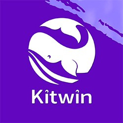 Логотип Kitwin — бренда именных рюкзаков и одежды, регулярно заказывает фото и видео с моделями в KED Production