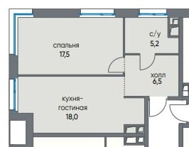 ЖК Остров, 47 м. Дизайнер интерьеров Москва Евгения Акимова