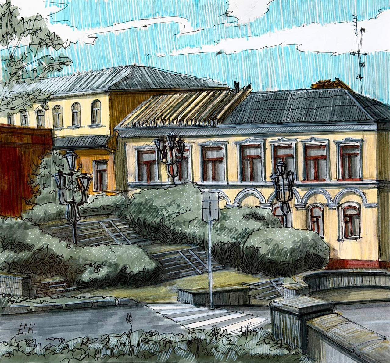 Портфолио. ЕЛЬЧАНИНОВА.АРТ Художник Ксения Ельчанинова. Современное искусство