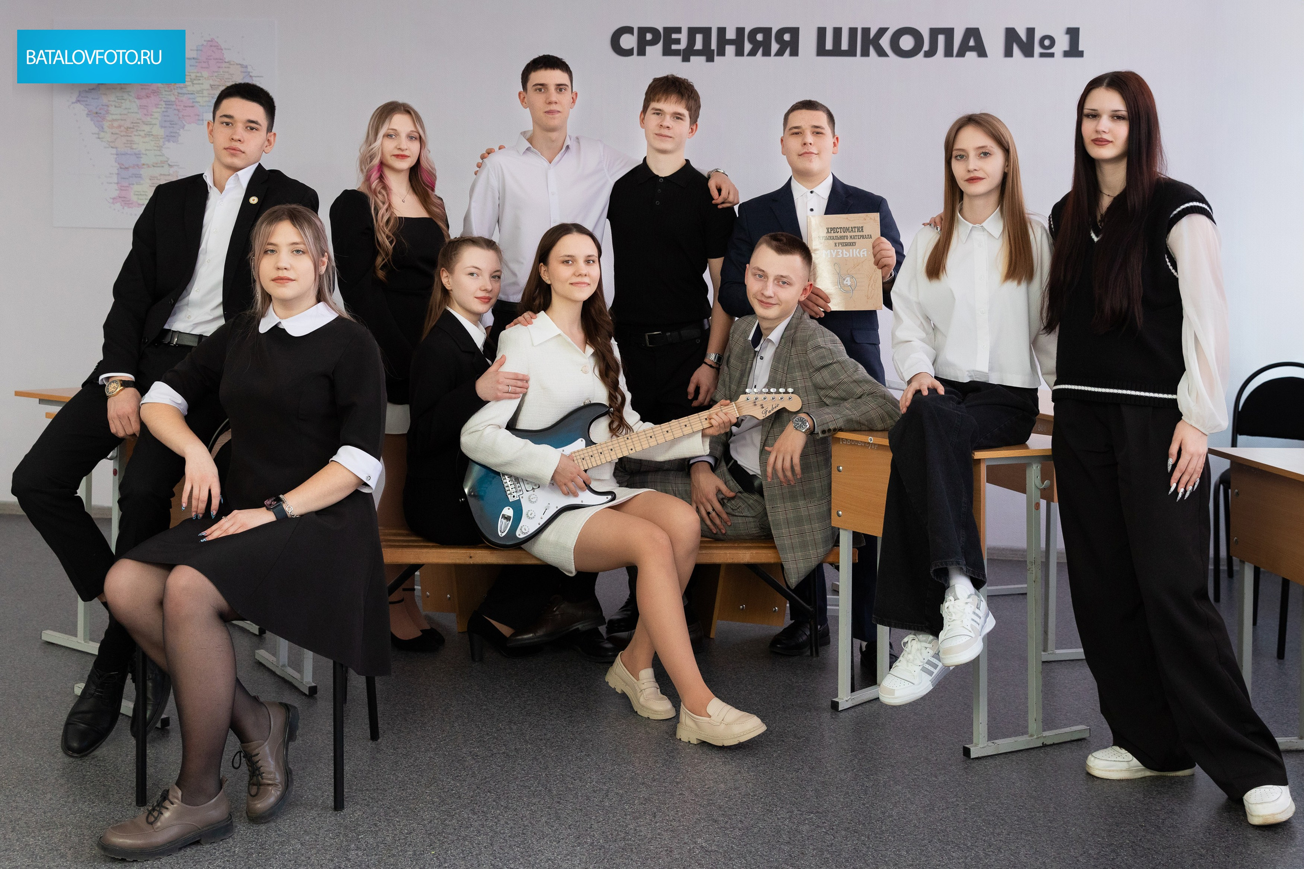 Общая фотография класса. Свадебный, семейный и школьный фотограф в Сызрани Максим Баталов