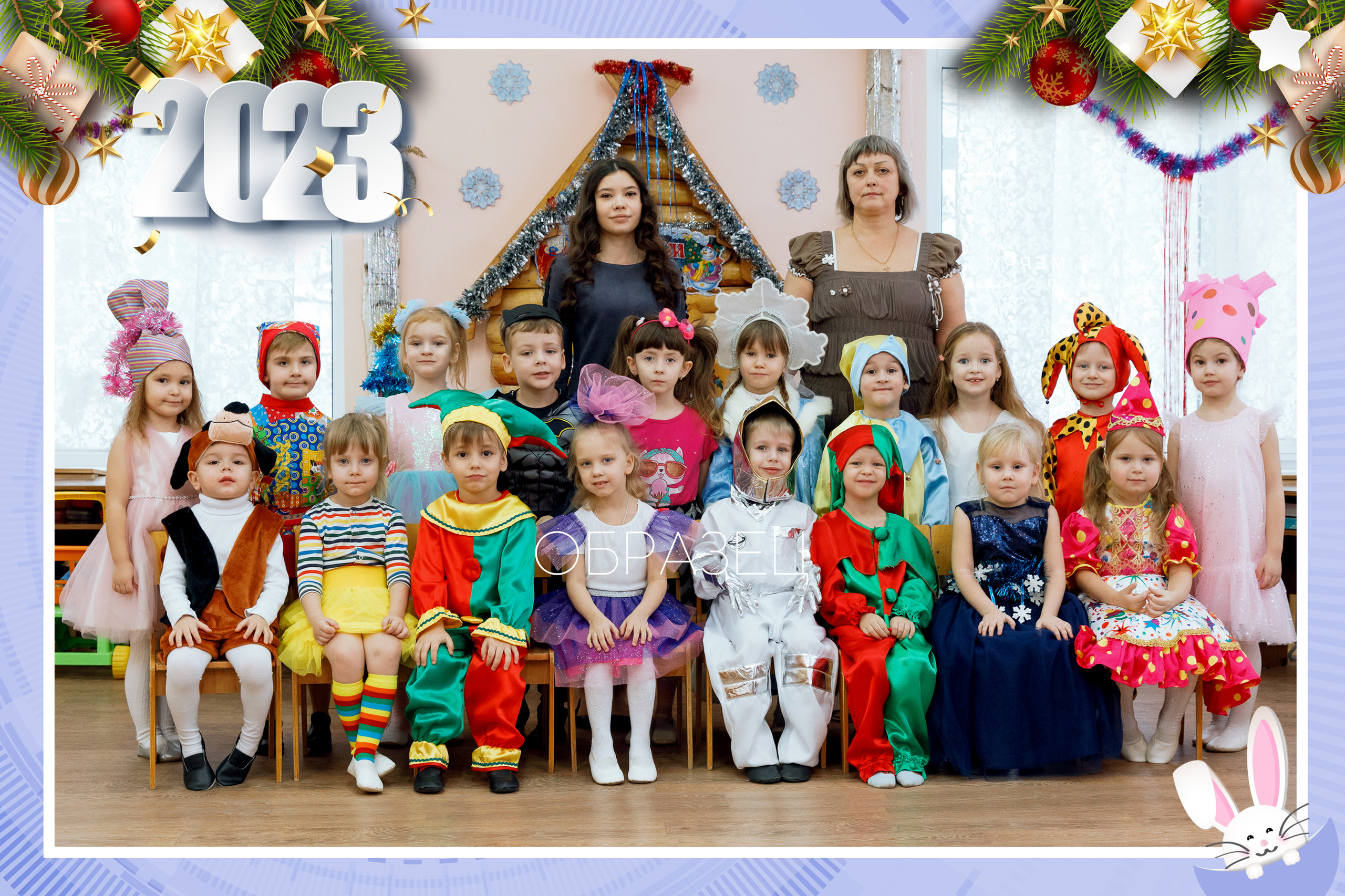 Новогодний утренник | ДОУ № 64. Свадебный, семейный и школьный фотограф в Сызрани Максим Баталов