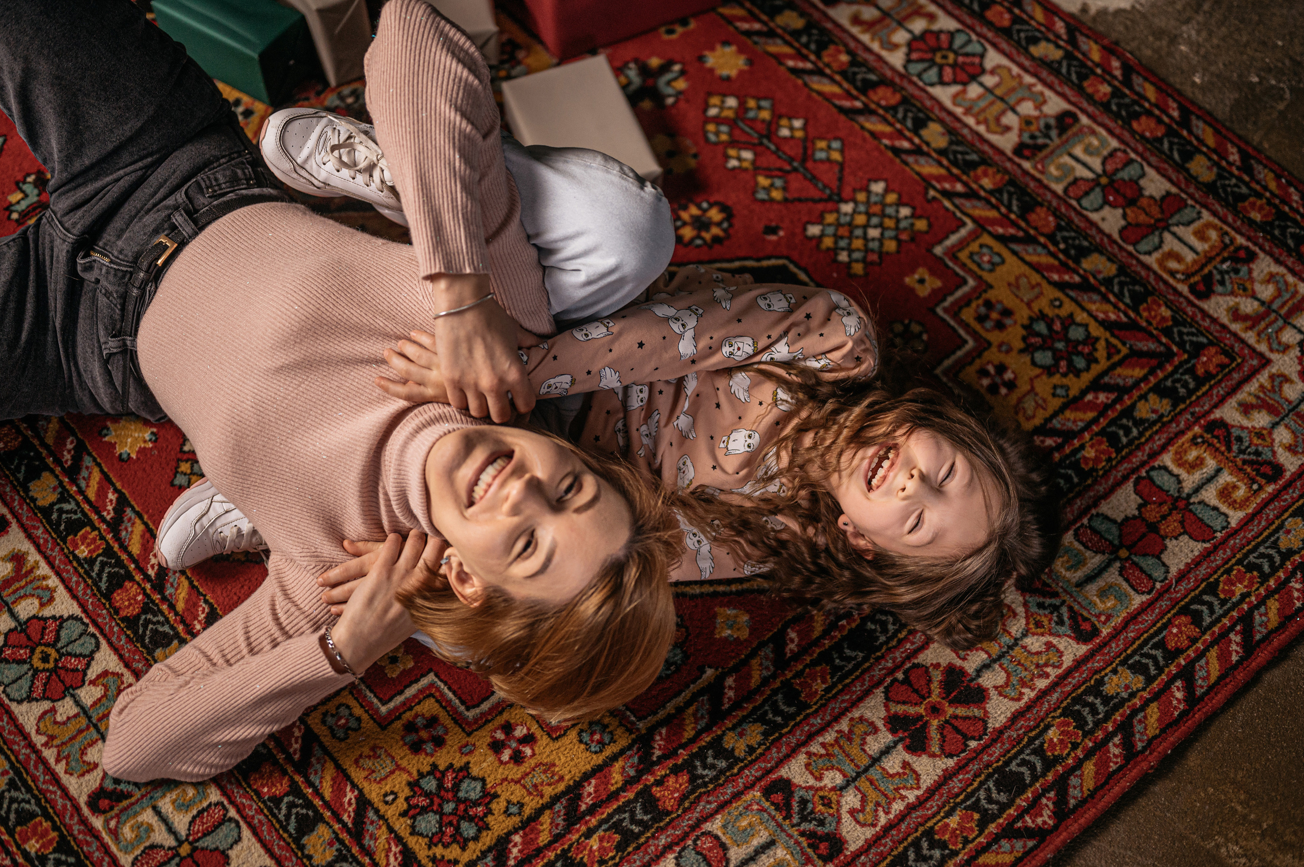 Новогодняя фотосессия для семьи. Фотограф Илья Осенко Воронеж