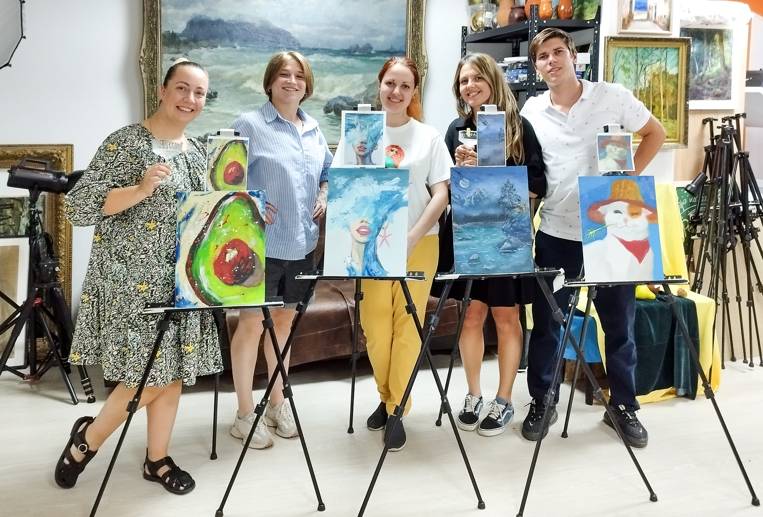 день рождения рисование картин