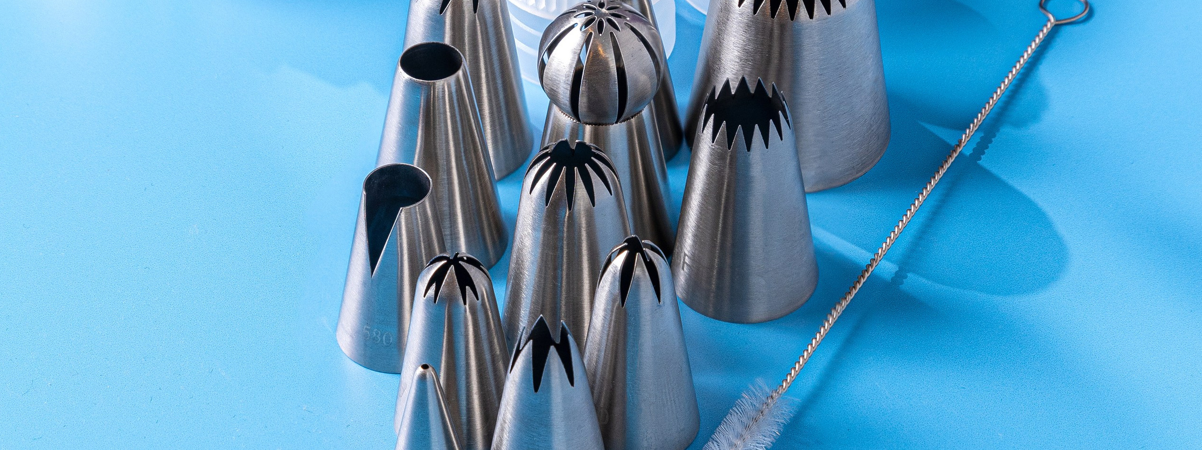 Набор насадок универсальных для тортов, капкейков, макароны, эклеров, зефира, безе