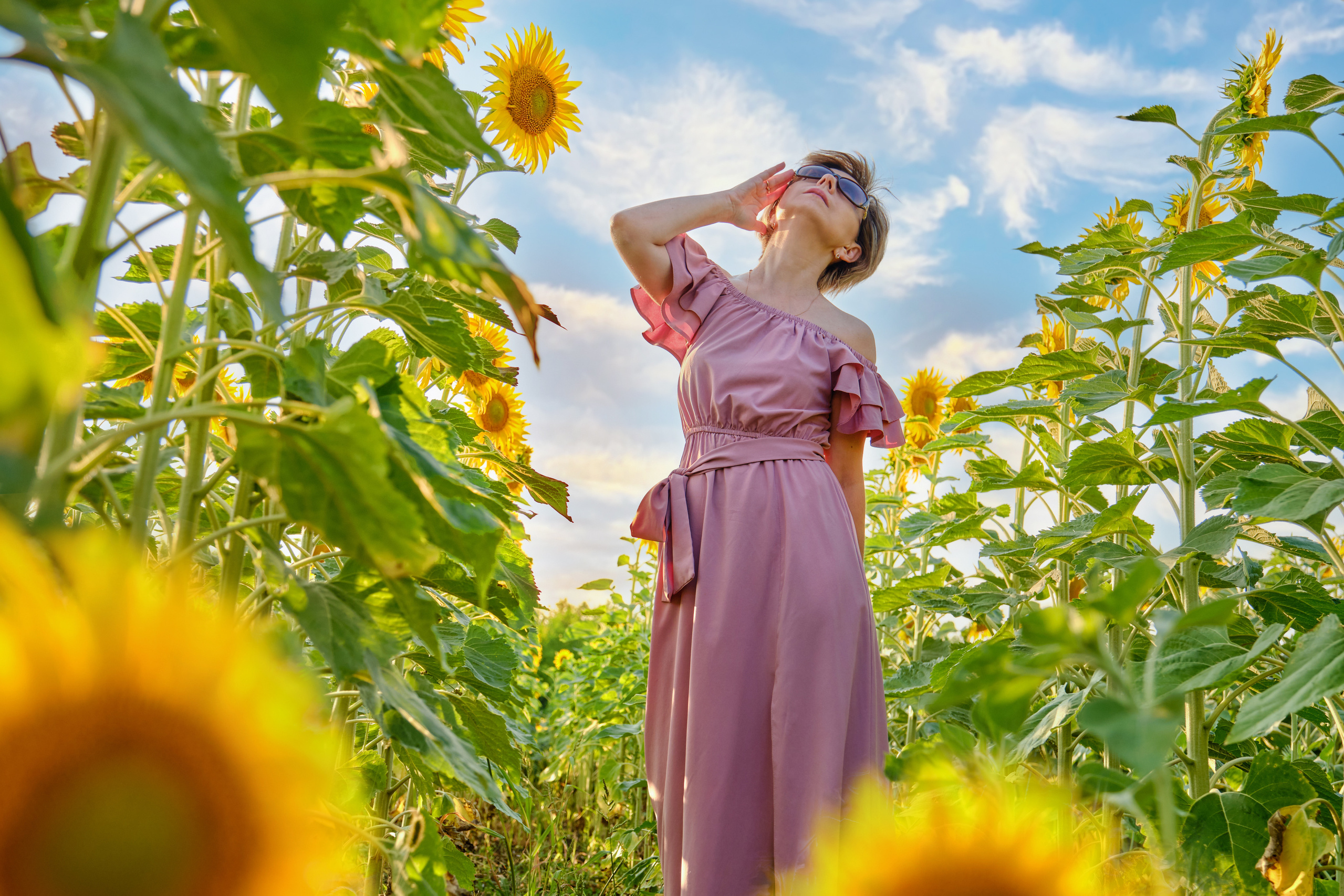 Летняя фотосессия на природе, в лесу, на улице. Семейная с детьми