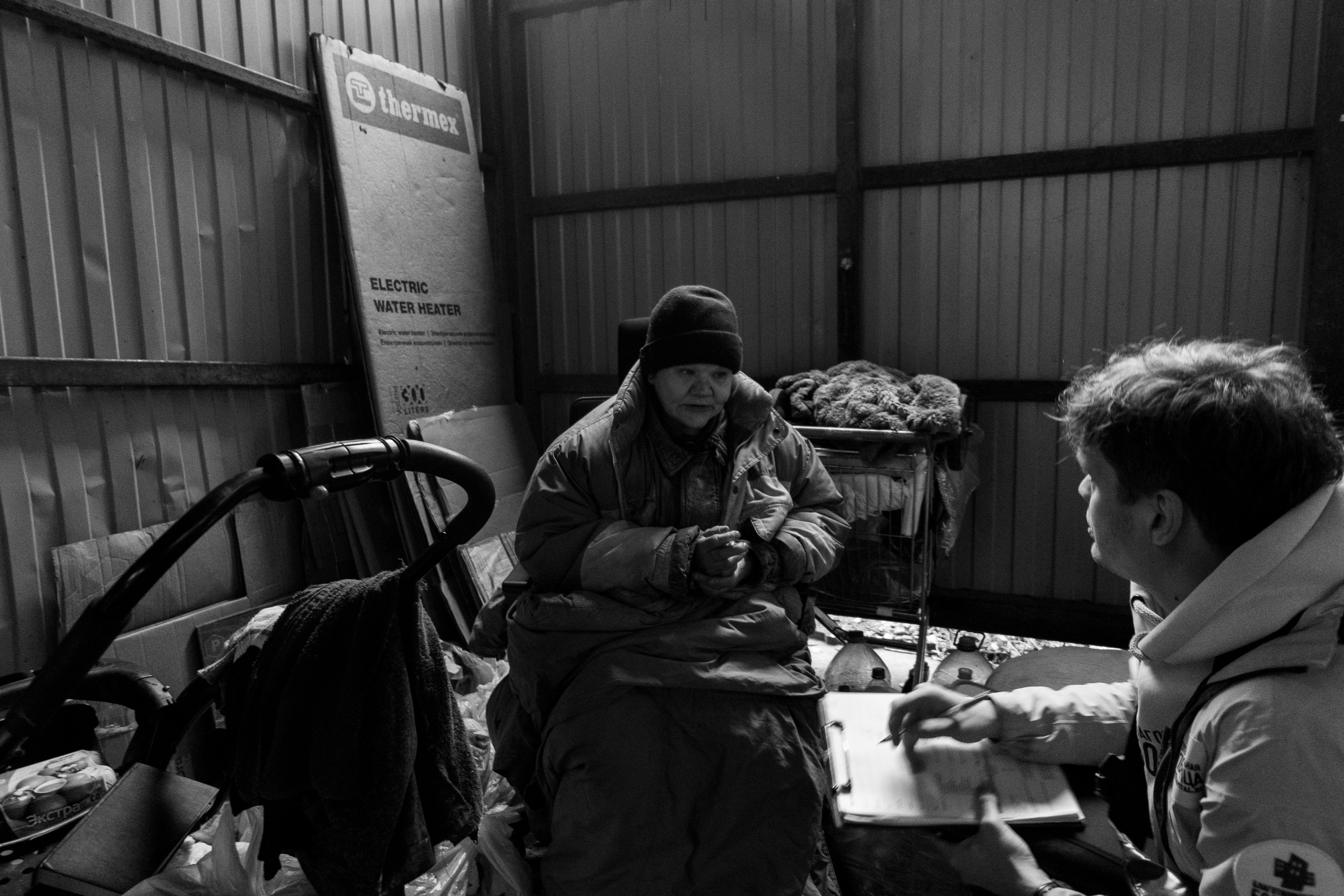 Homeless hospital. Documentary photographer, photojournalist based in Russia