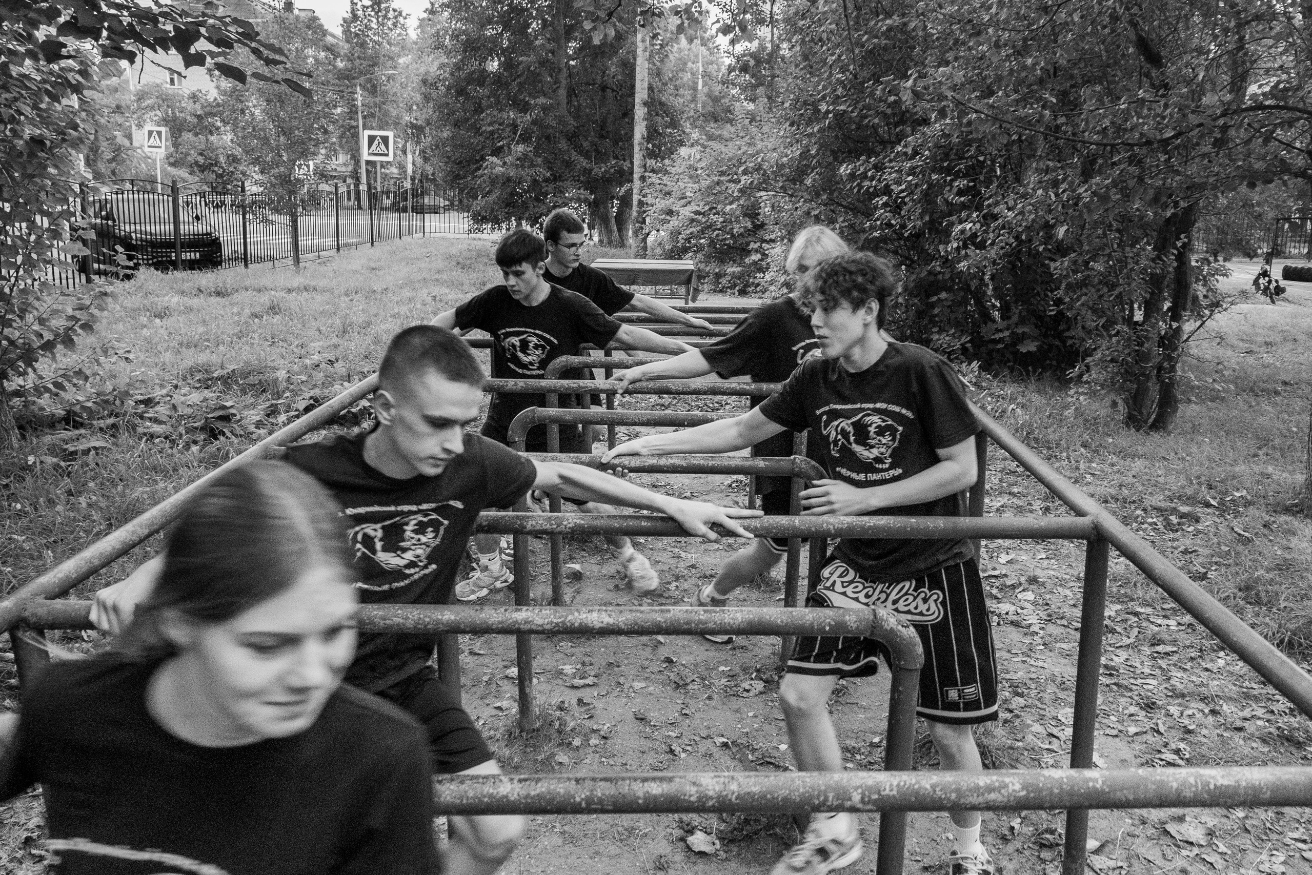 Black panthers. Documentary photographer, photojournalist based in Russia