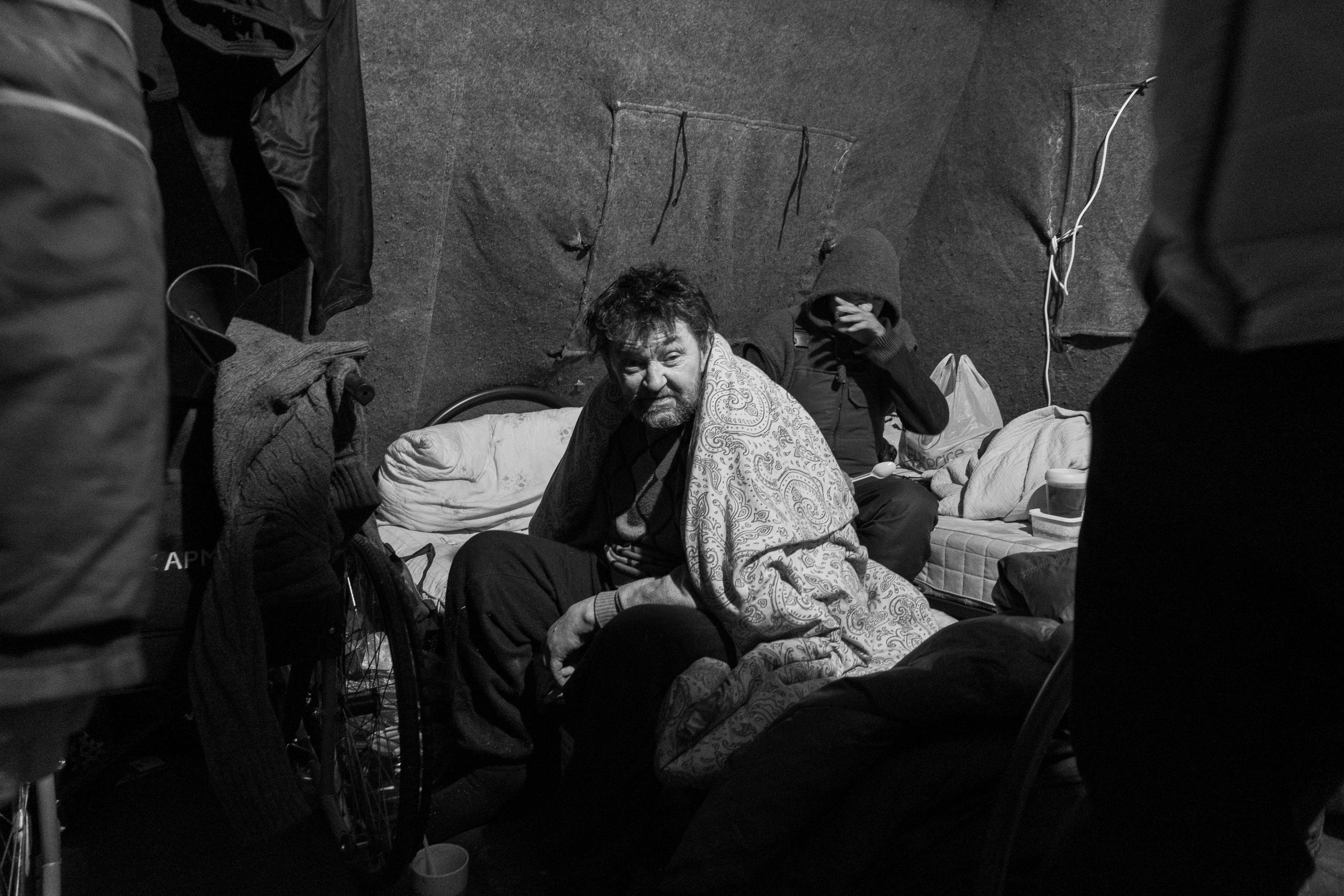 Homeless hospital. Documentary photographer, photojournalist based in Russia