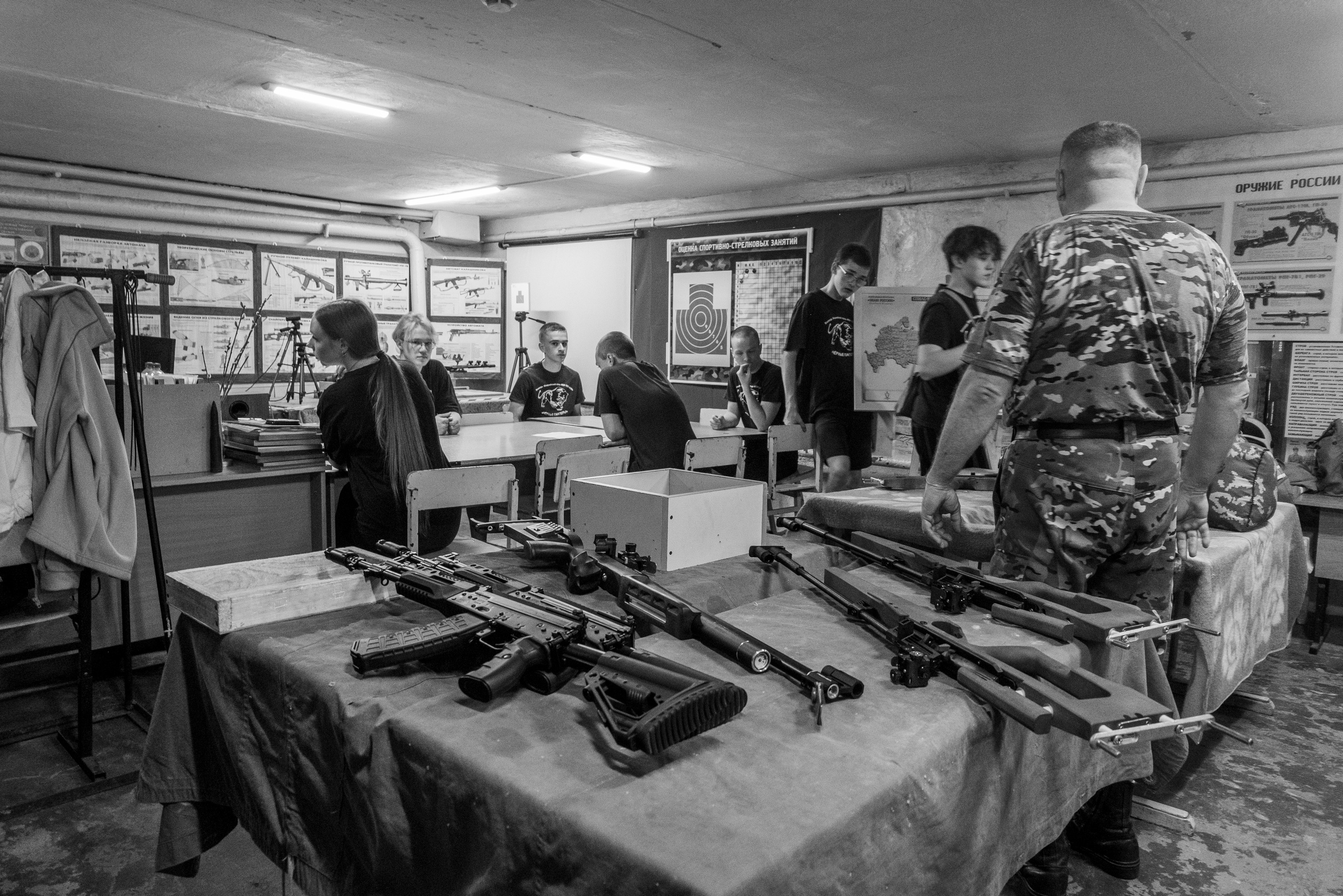 Black panthers. Documentary photographer, photojournalist based in Russia