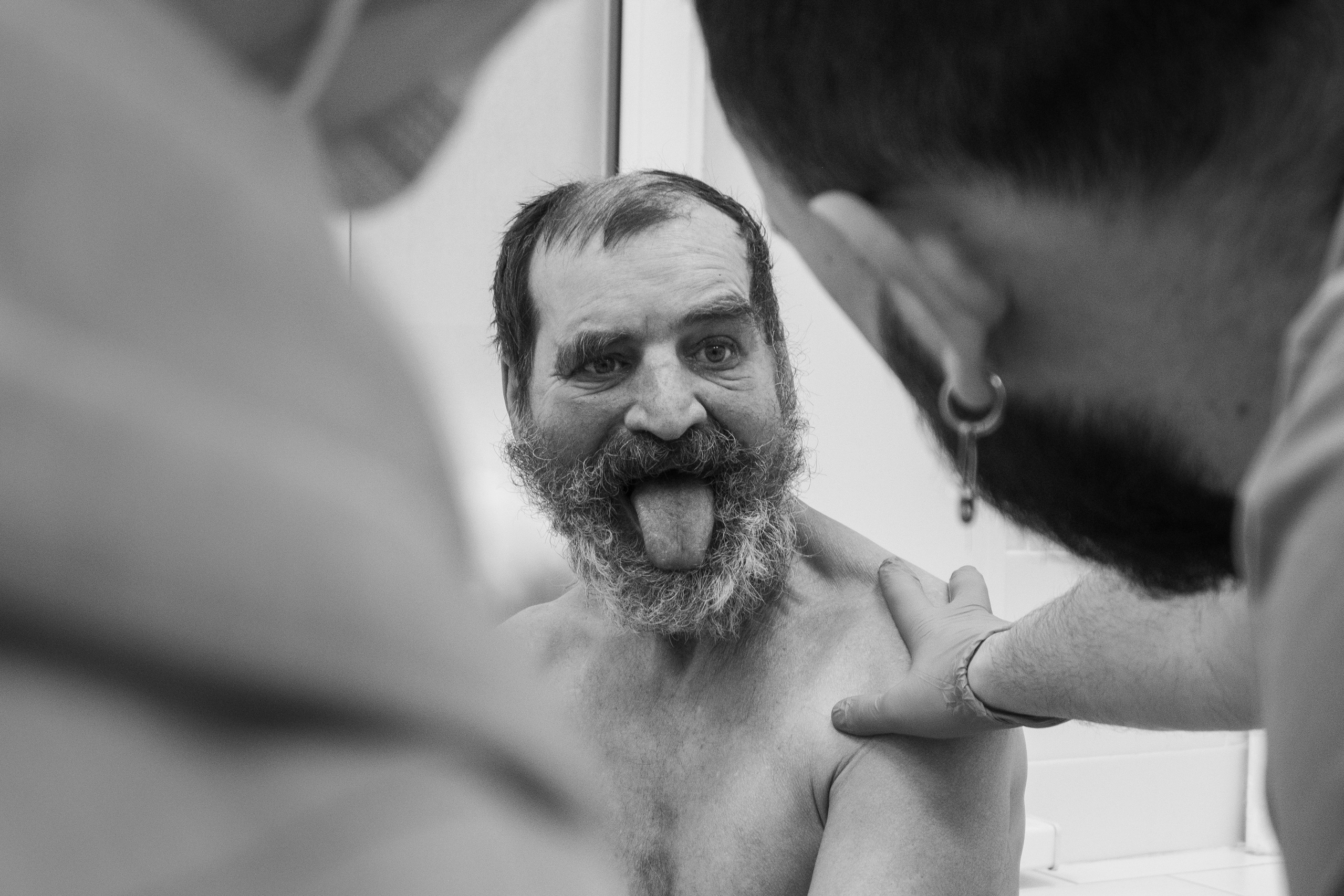 Homeless hospital. Documentary photographer, photojournalist based in Russia