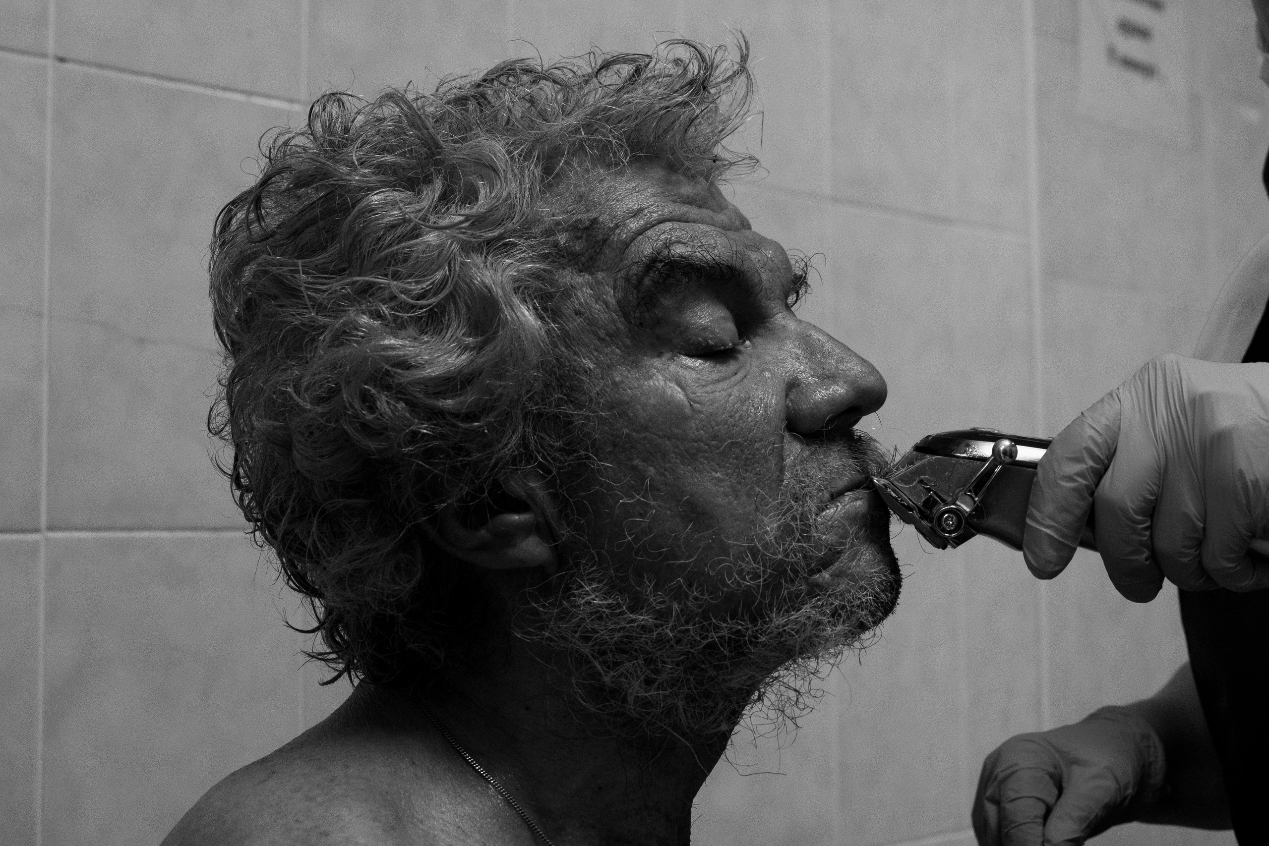 Homeless hospital. Documentary photographer, photojournalist based in Russia