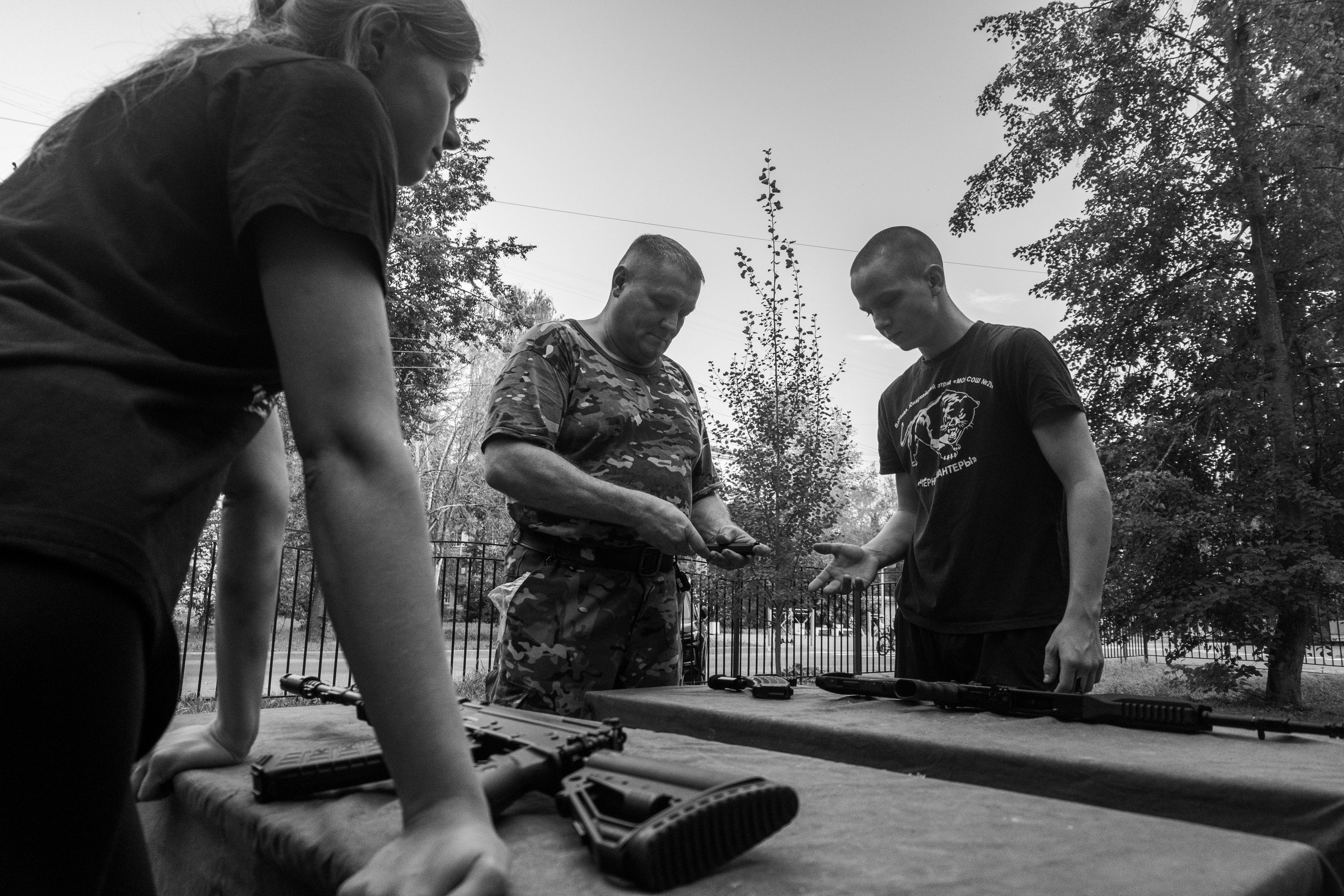 Black panthers. Documentary photographer, photojournalist based in Russia