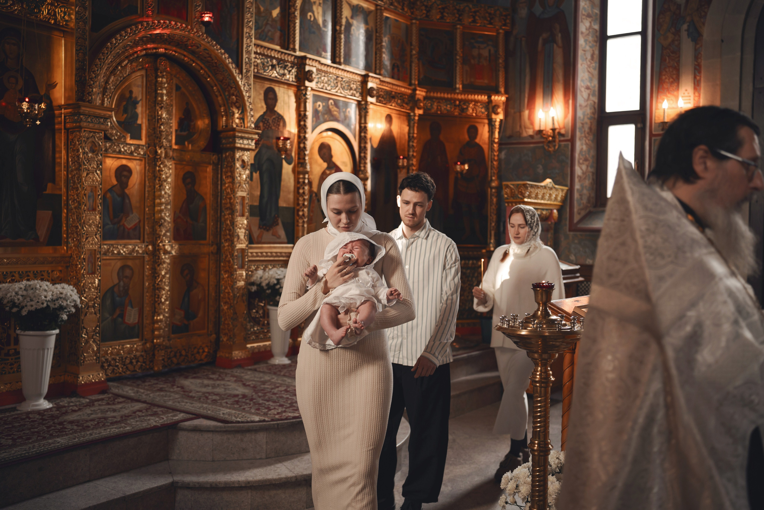 Фотограф на крещение в храме Сергия Радонежского на Окской | Москва