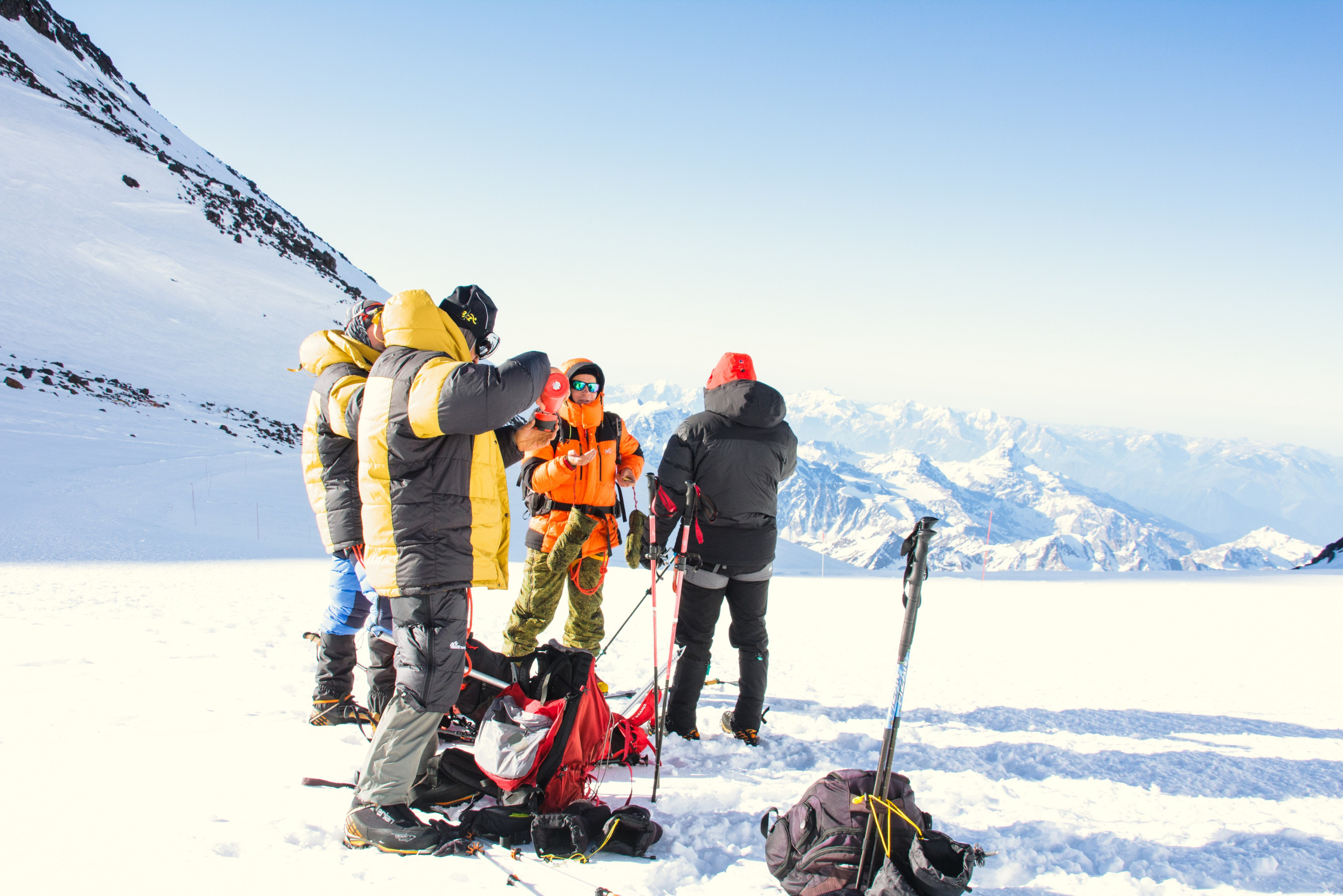 Съемка восхождения. Фотограф Котий Даниил