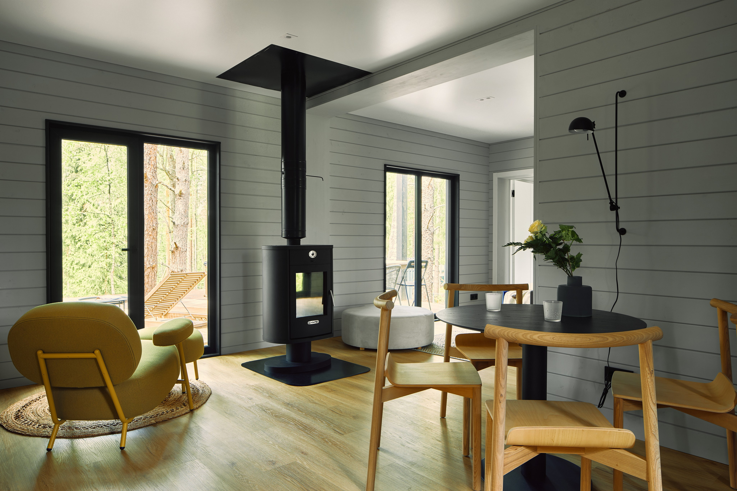 Каркасный модульный дом F. Полякова Екатерина — дизайнер интерьера, архитектор