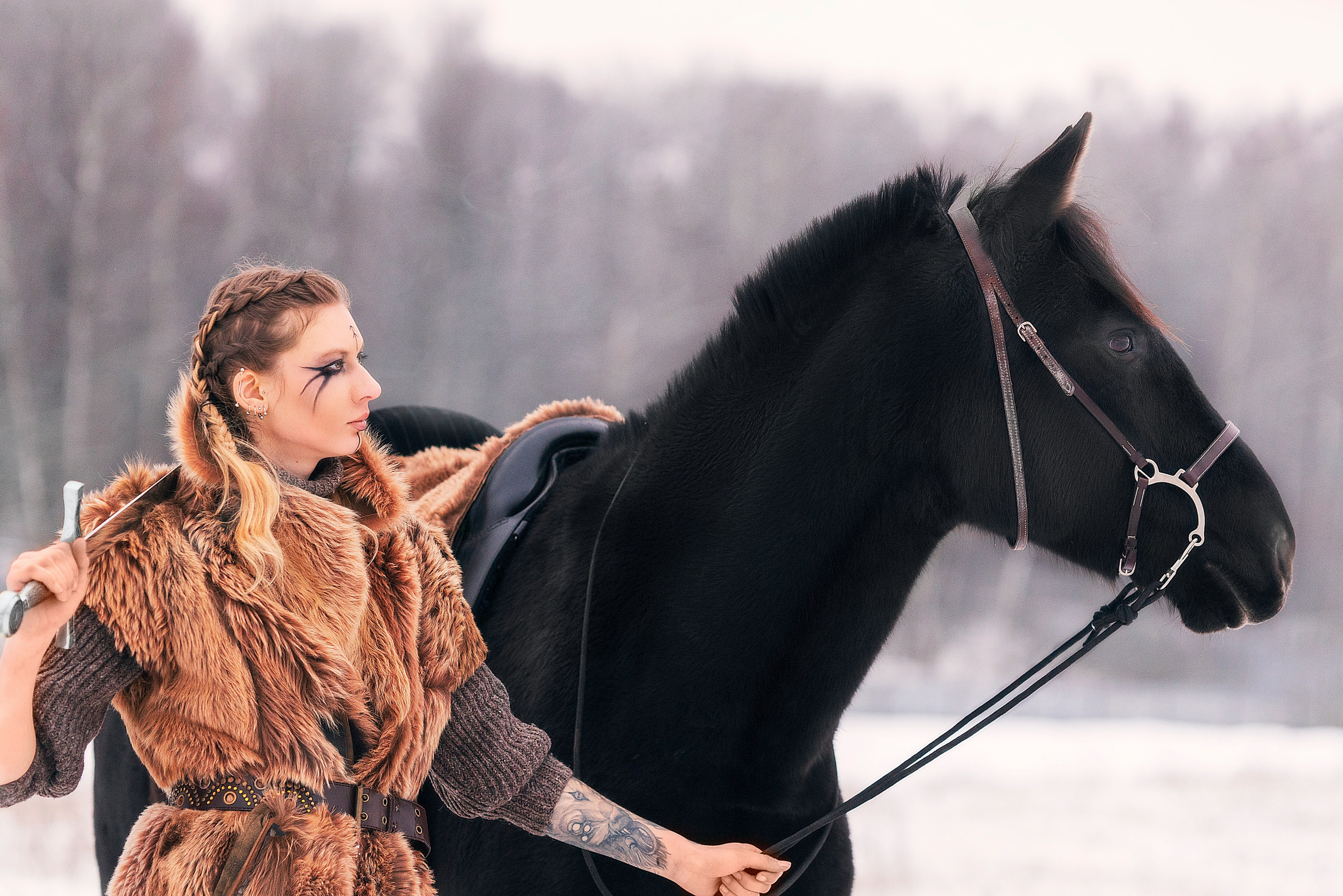 Фотограф в Калуге фотосессии с лошадьми в Калуге Грешнова Ольга