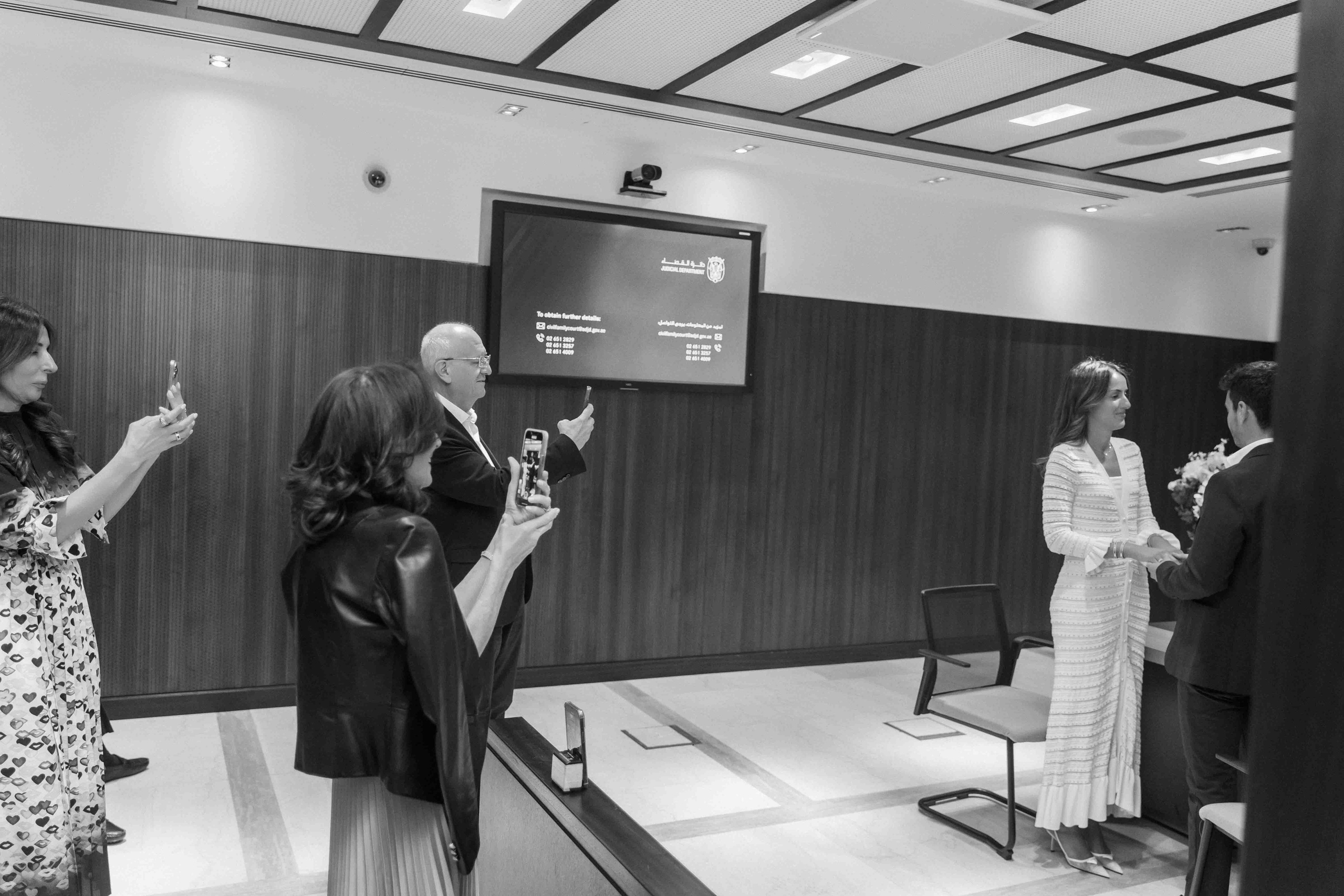 Торжественная регистрация брака в Abu Dhabi civil court