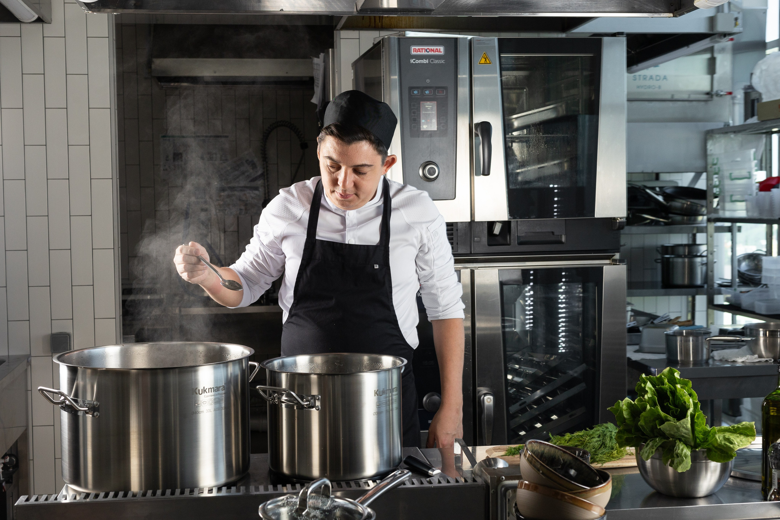 Набор котлов kukmara в применении в профессиональной кухне