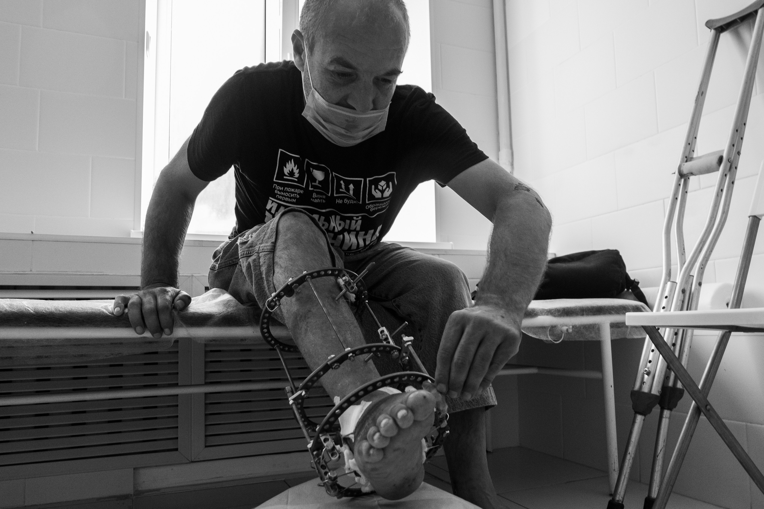 Homeless hospital. Documentary photographer, photojournalist based in Russia