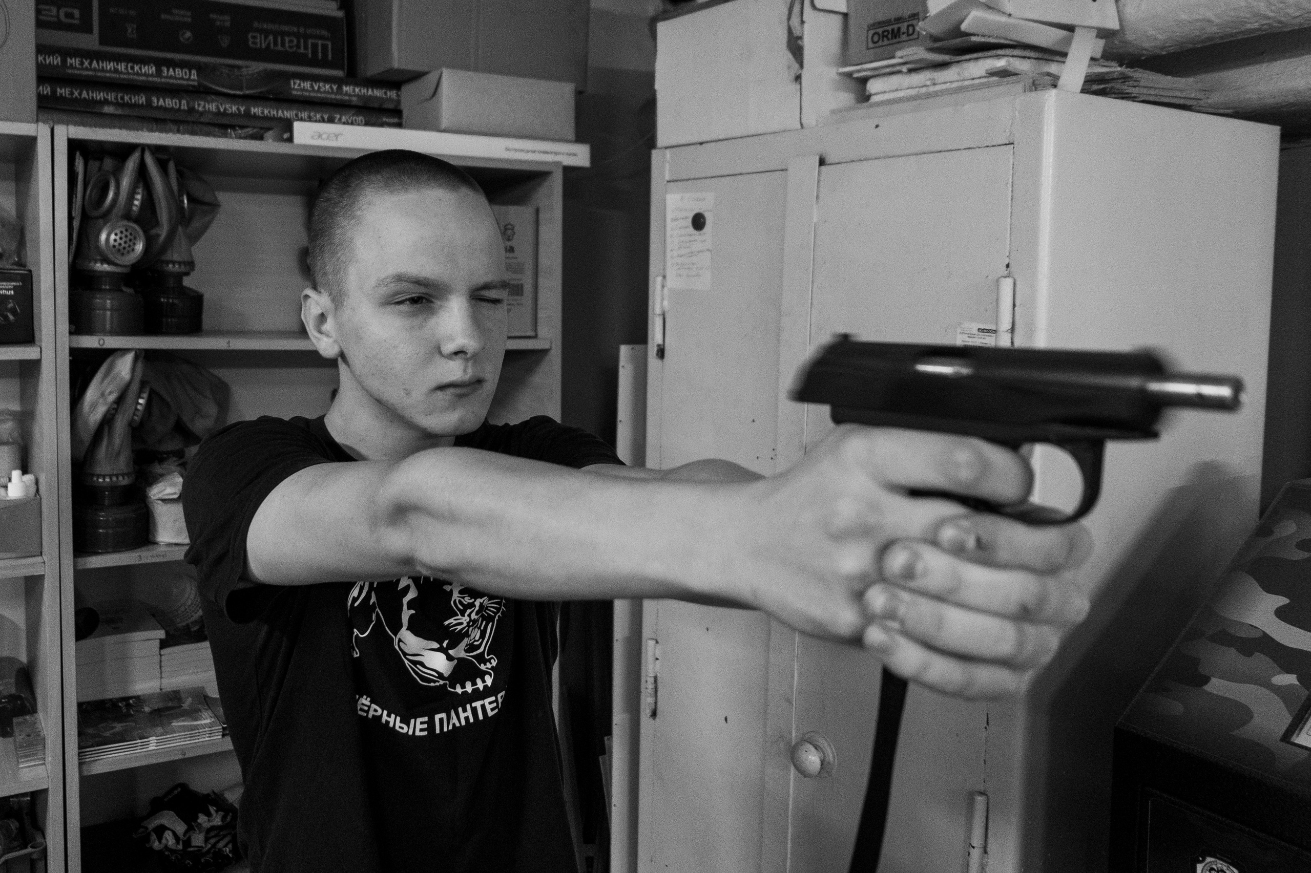 Black panthers. Documentary photographer, photojournalist based in Russia